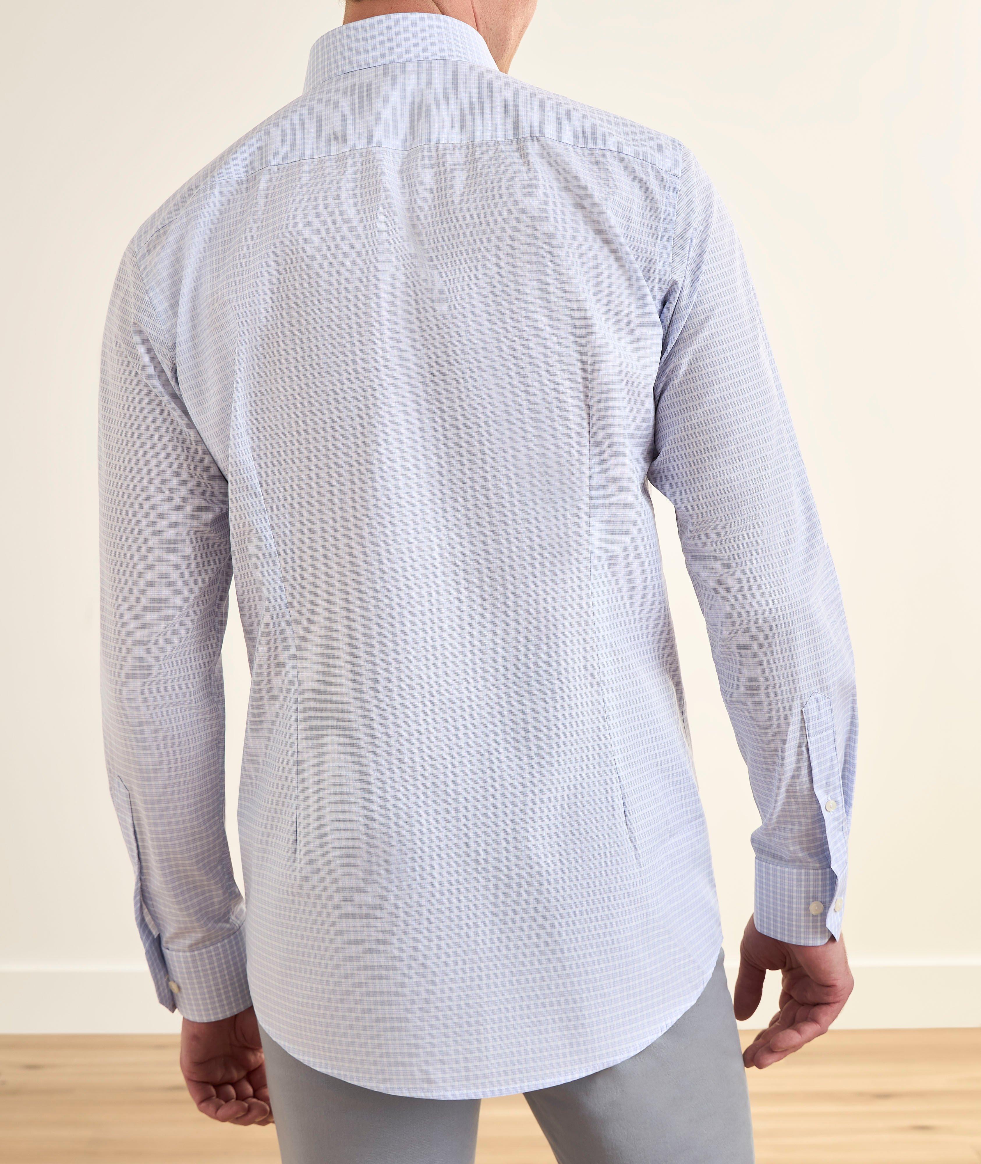 Contemporary-Fit Check Fine Twill Dress Shirt image 3