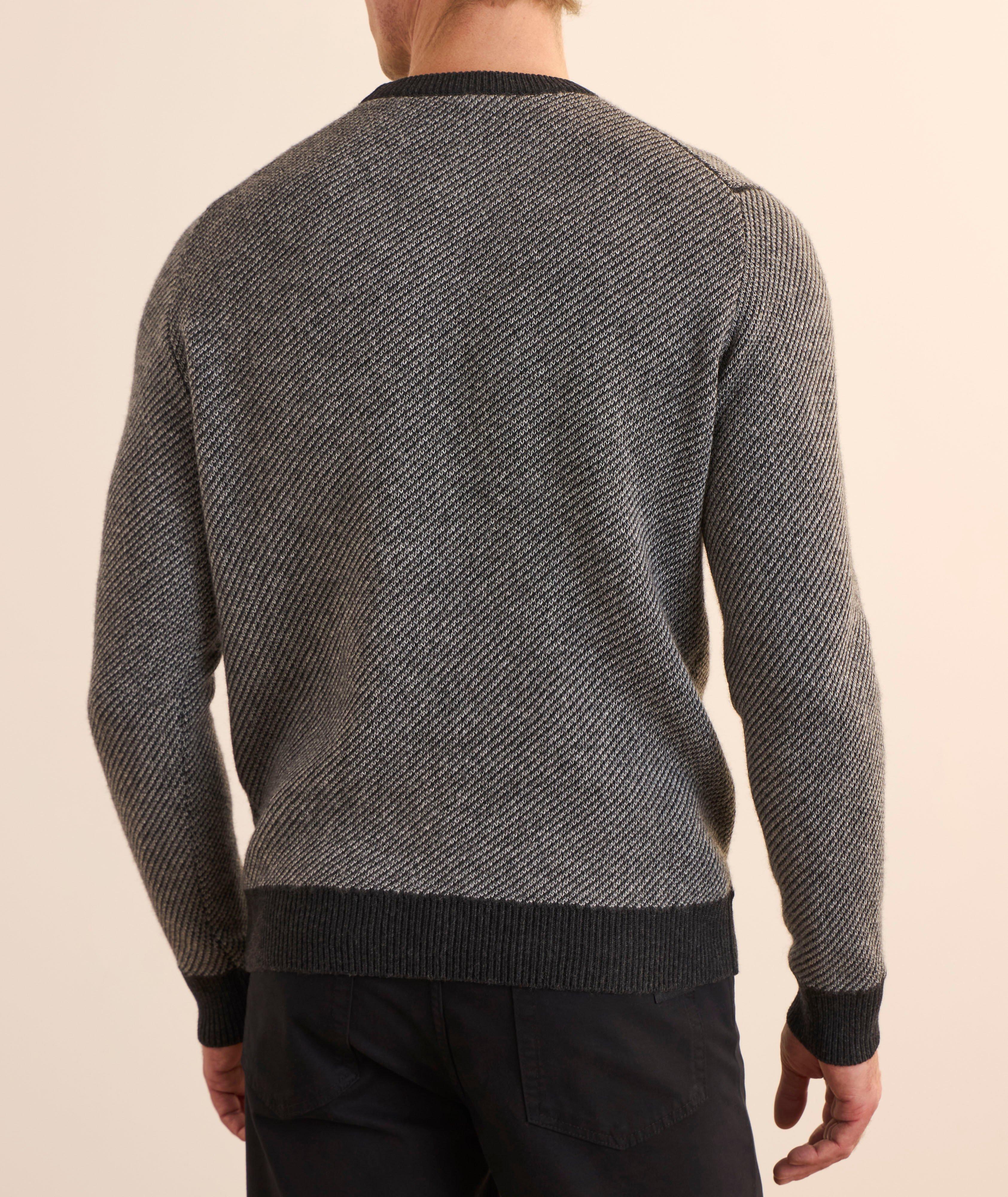 Mélange Wool-Blend Crewneck Sweater image 2