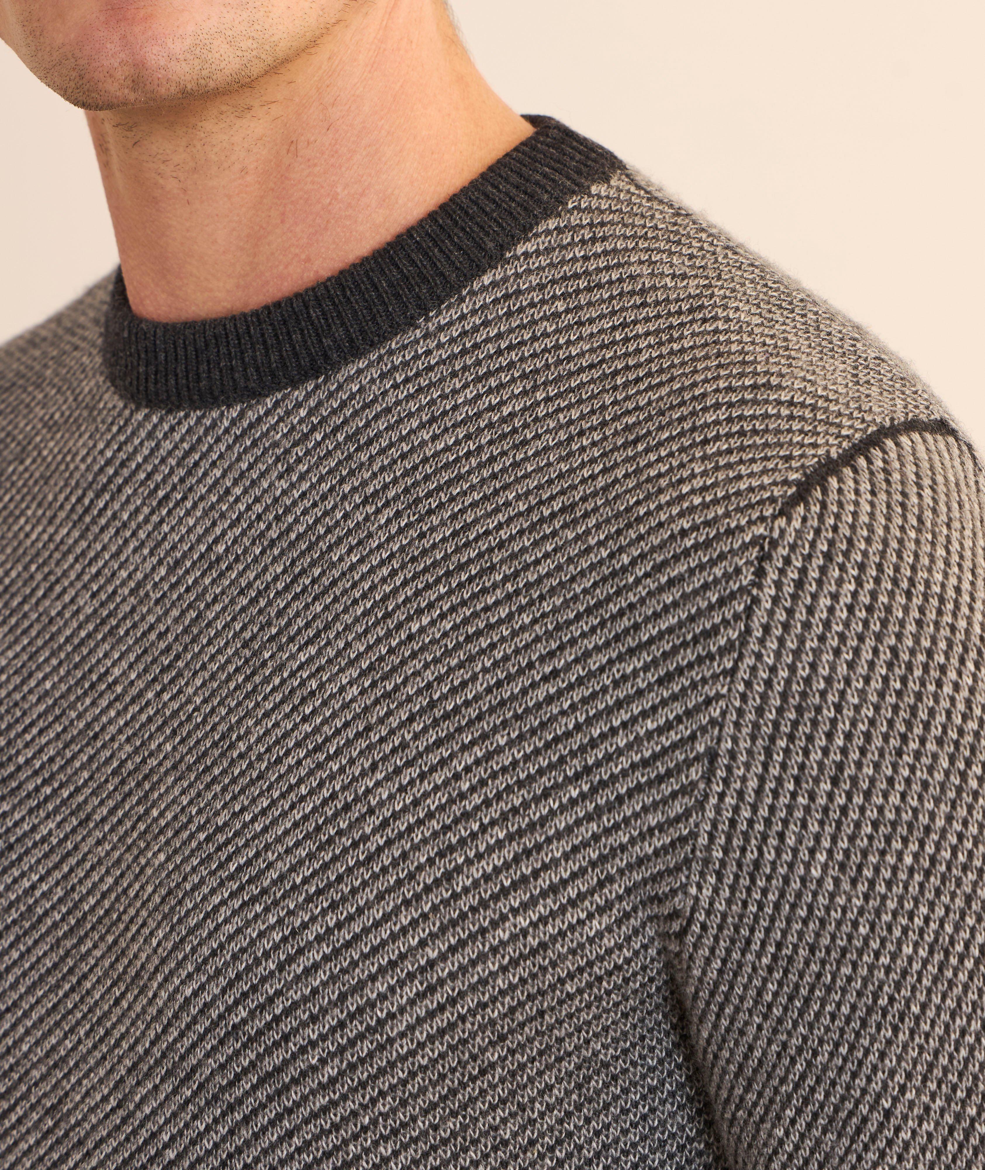 Mélange Wool-Blend Crewneck Sweater image 3