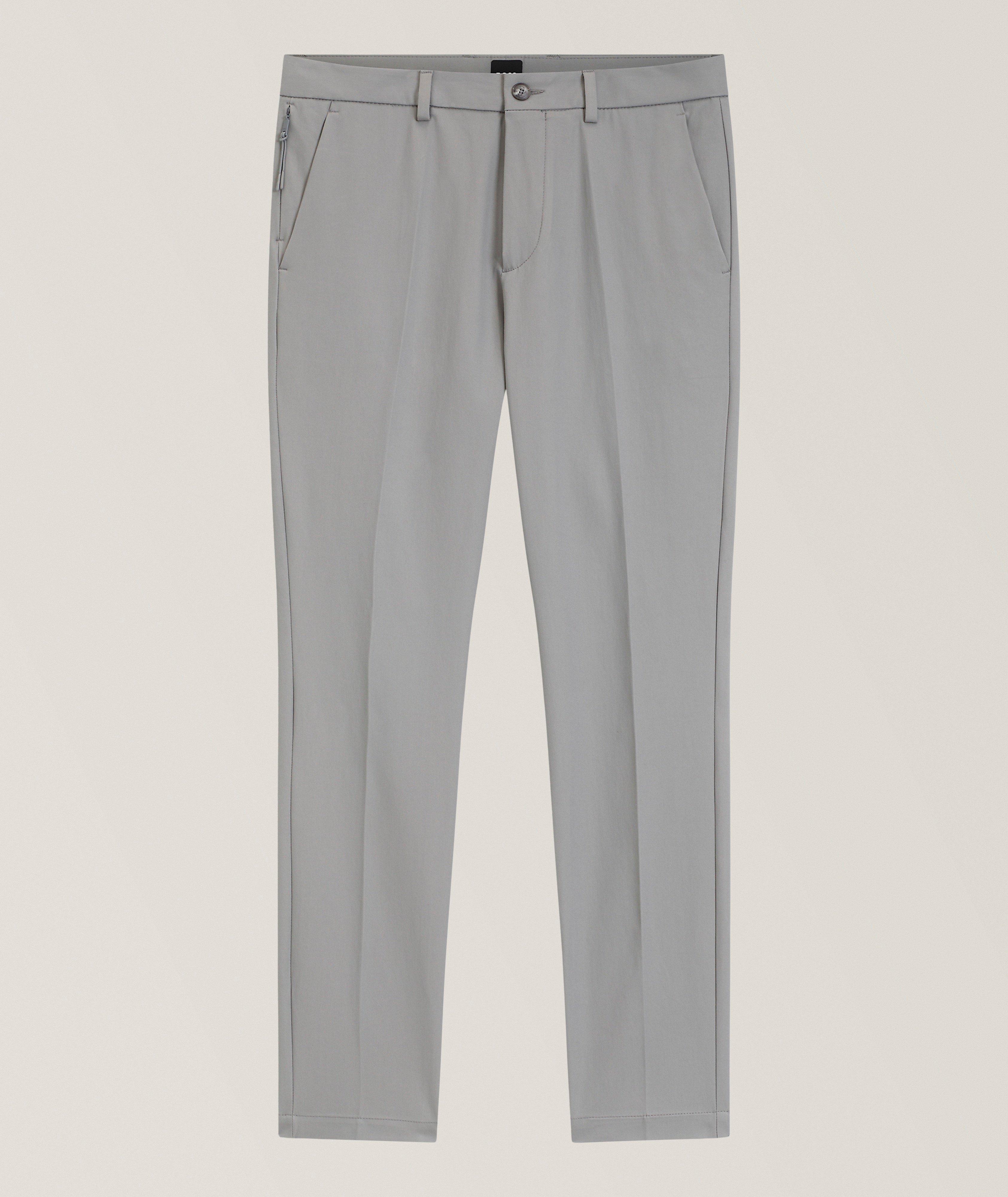 BOSS Slim-Fit Kaiton Stretch-Cotton Pants
