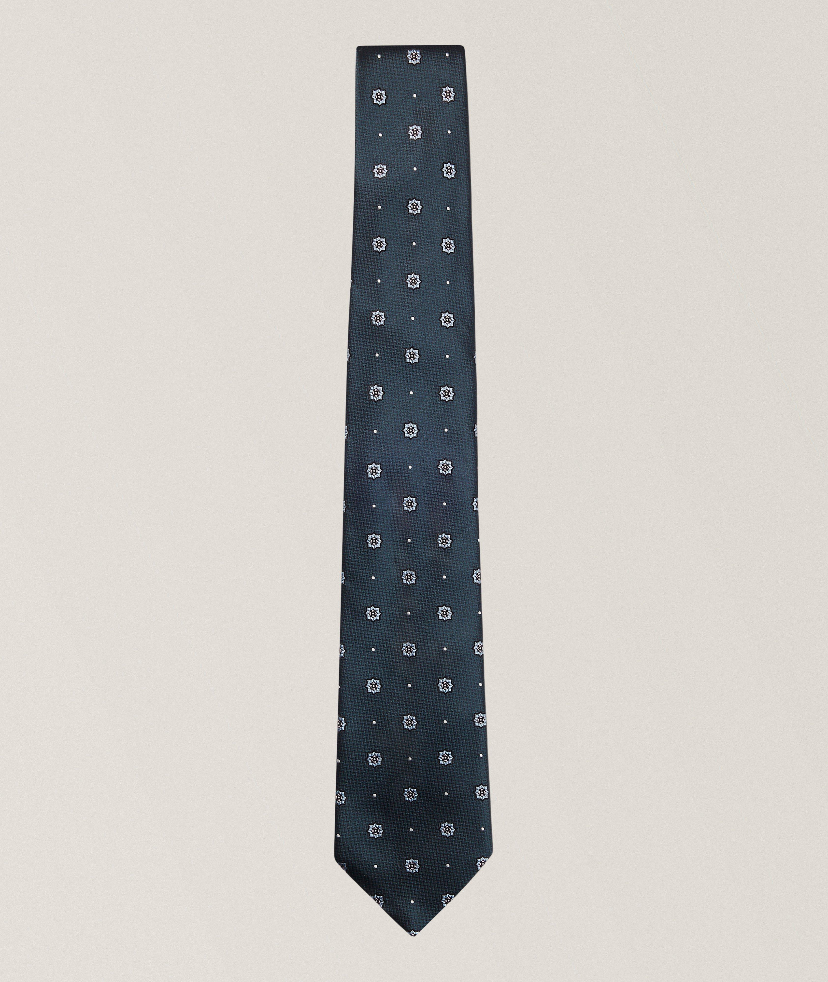 BOSS Jacquard Woven Silk Tie