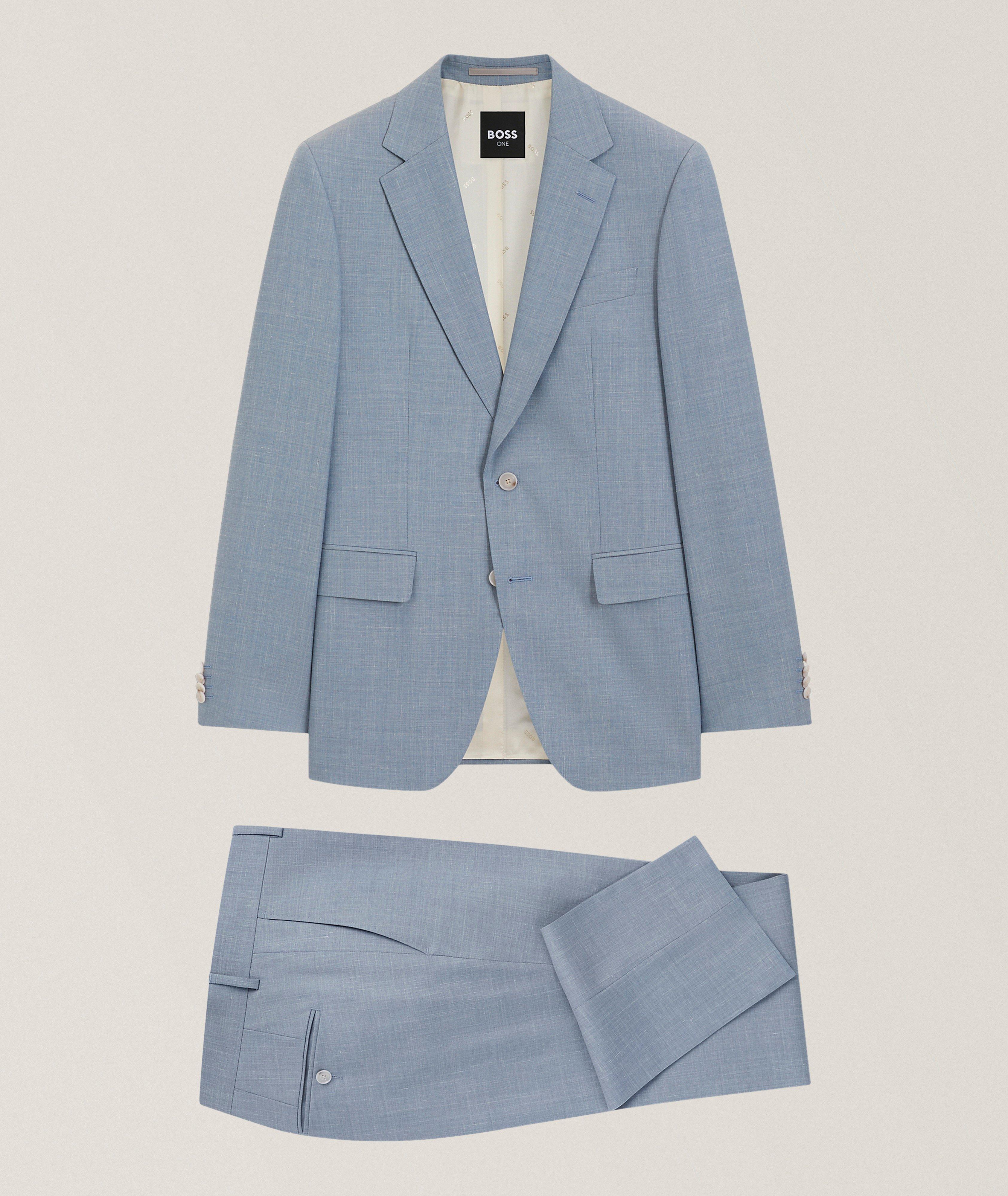 BOSS Slim-Fit Wool-Blend Suit