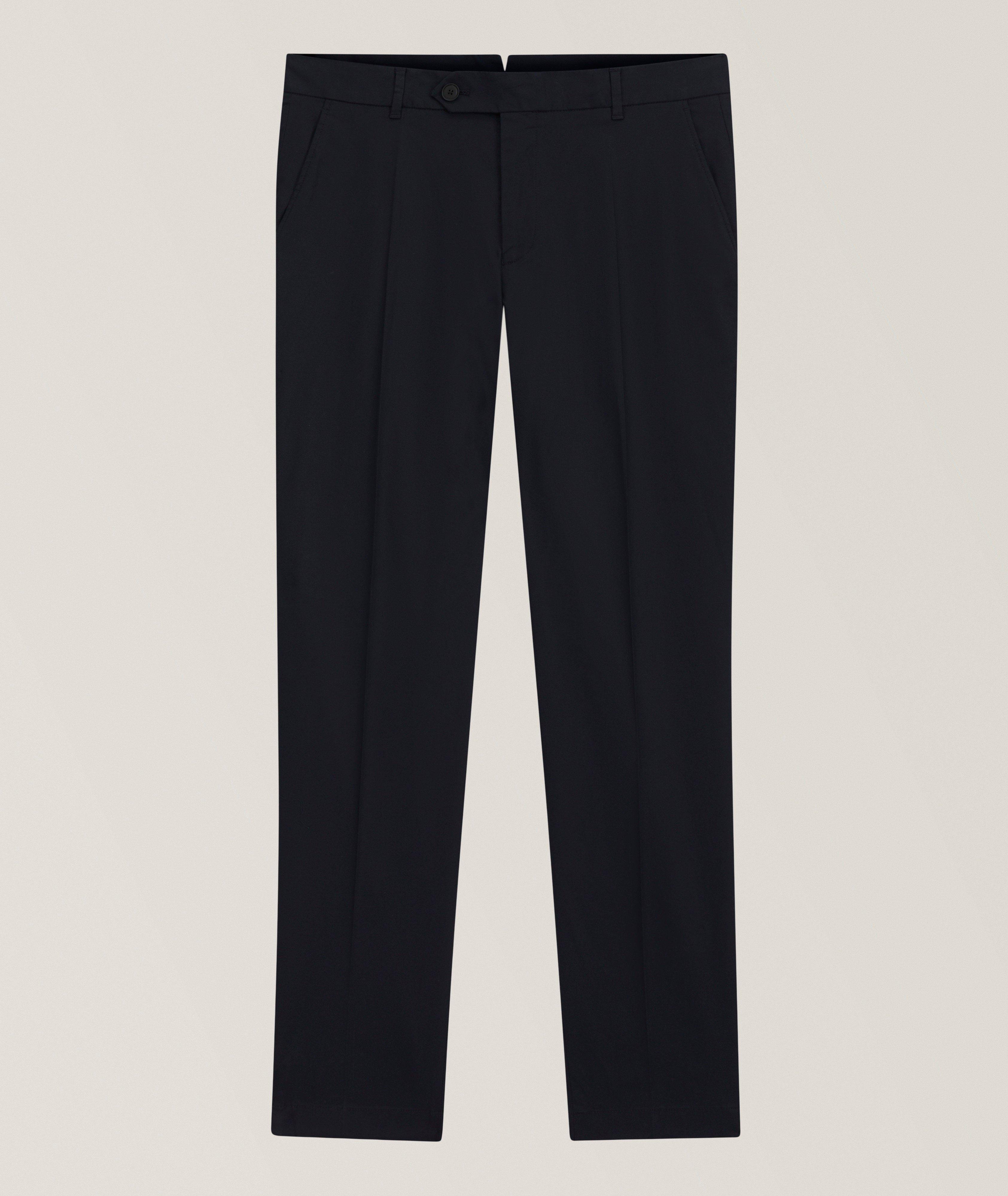 BOSS Perin Tapered Canvas Dress Pants