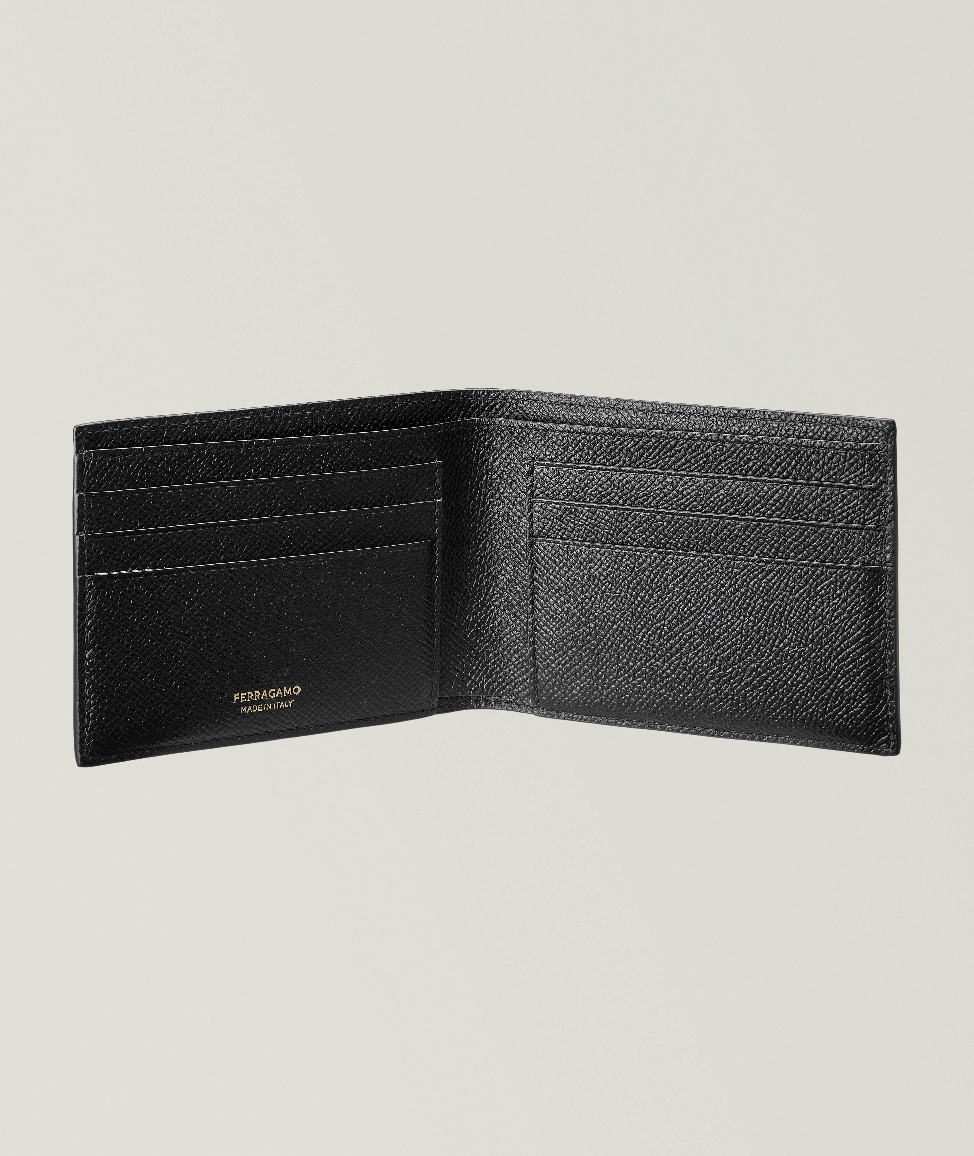 Gancio Grained Leather Bifold Wallet image 1