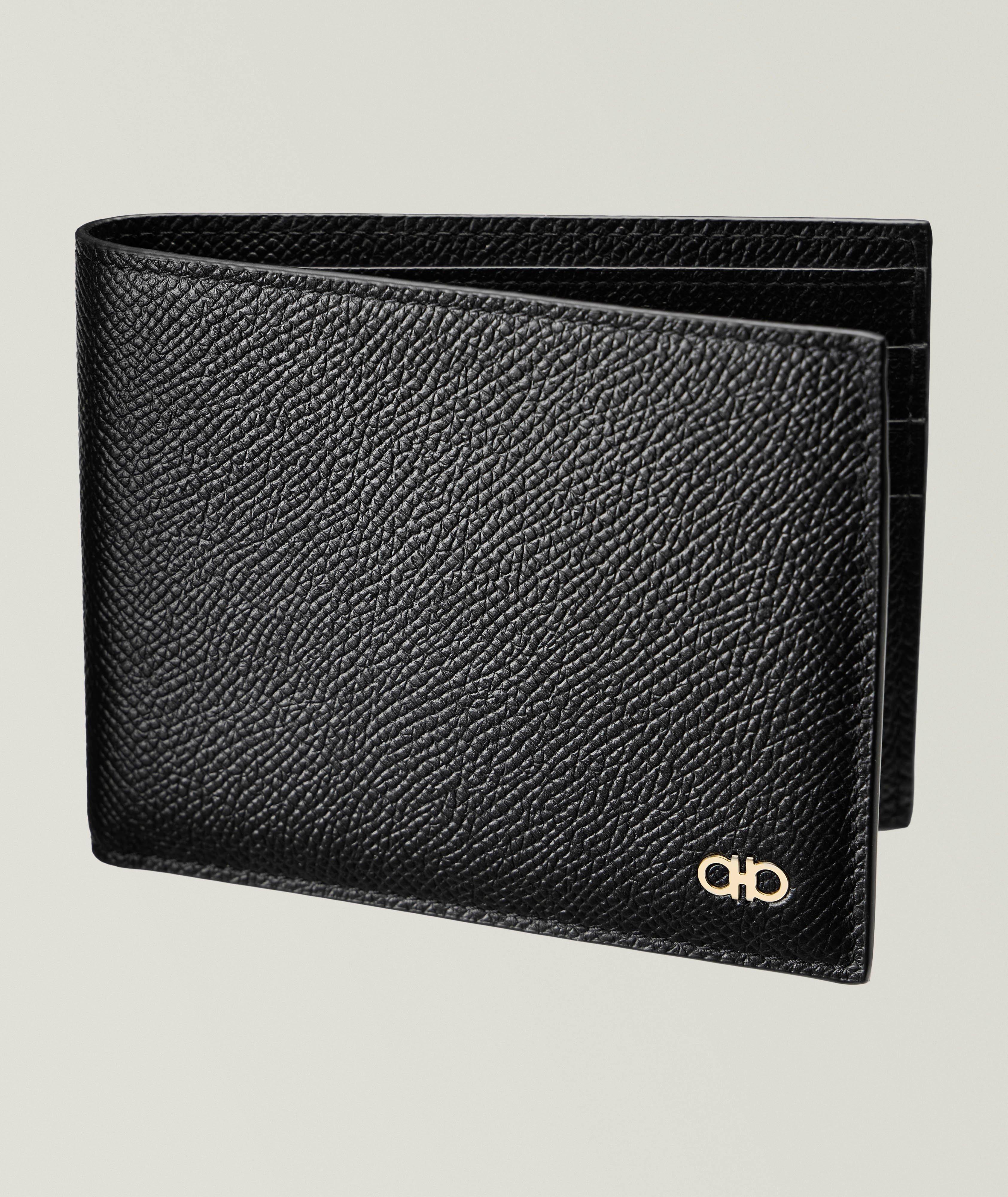 Gancio Grained Leather Bifold Wallet image 0