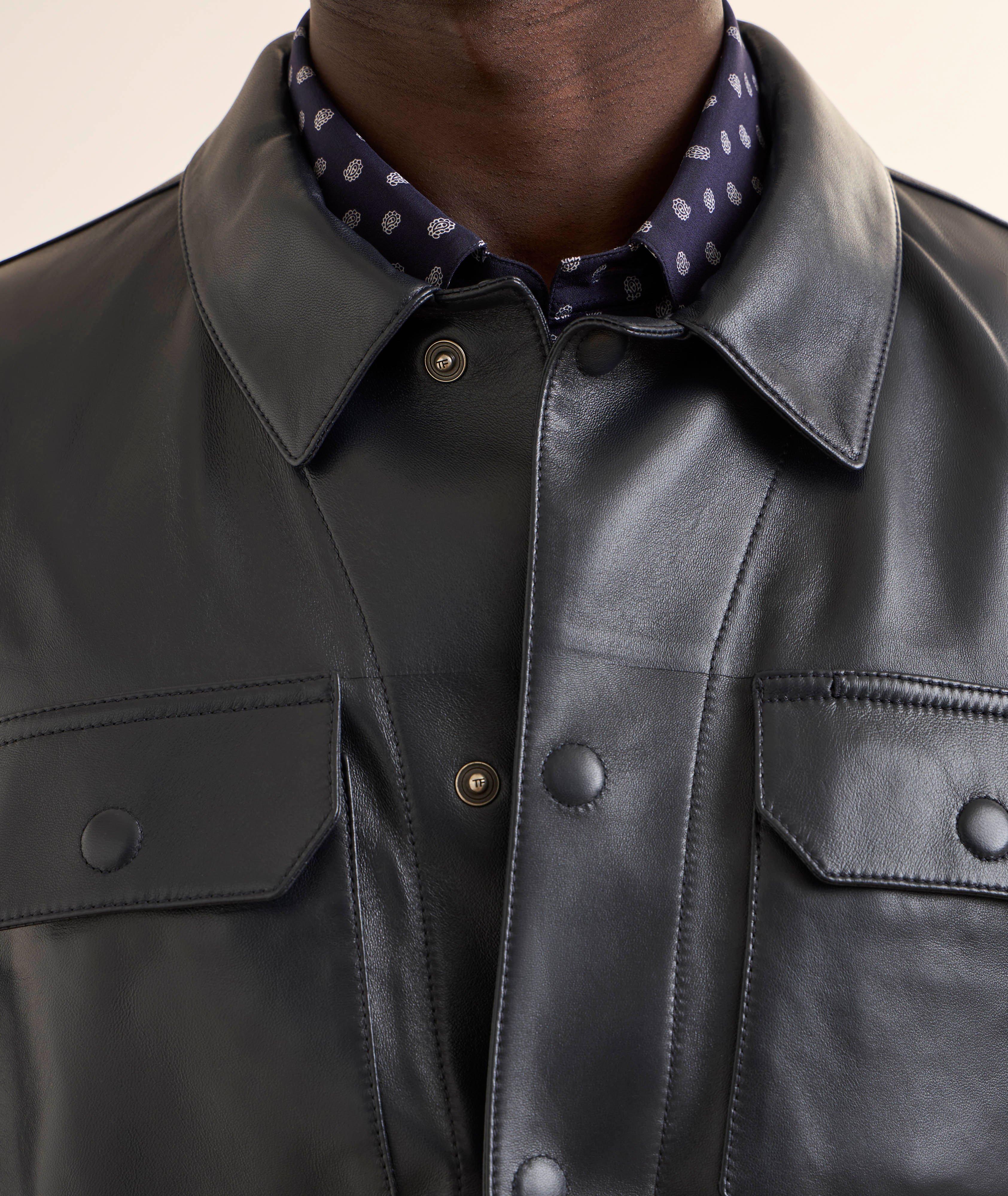 Surchemise cuir Nappa image 3