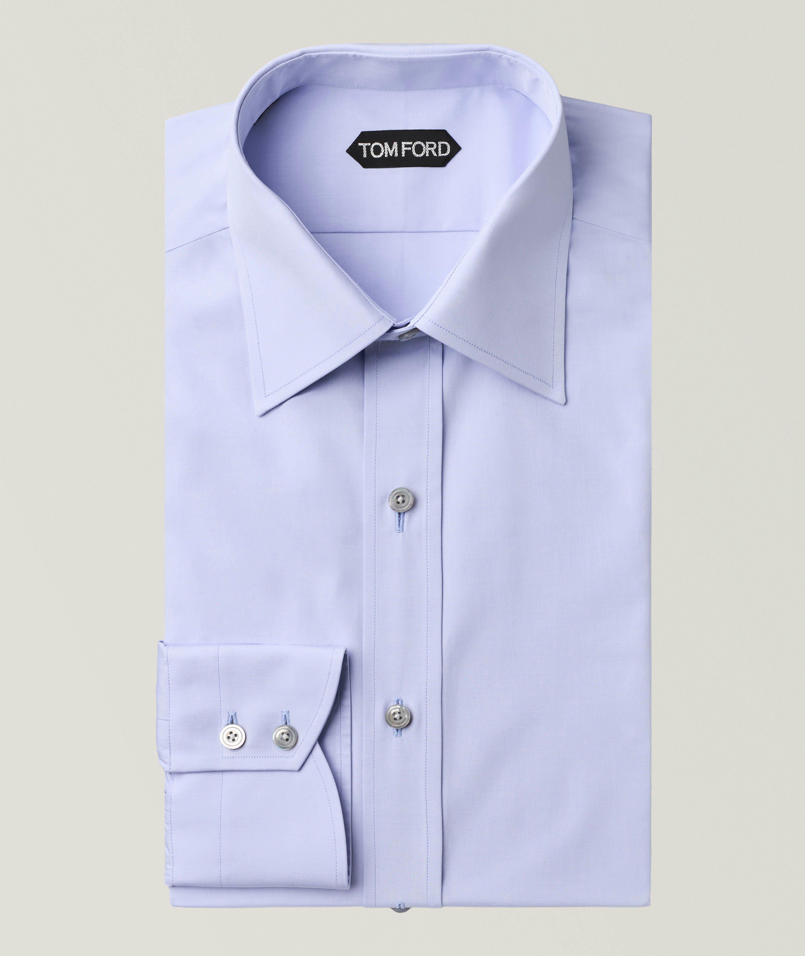 TOM FORD Slim-Fit Cotton Poplin Dress Shirt