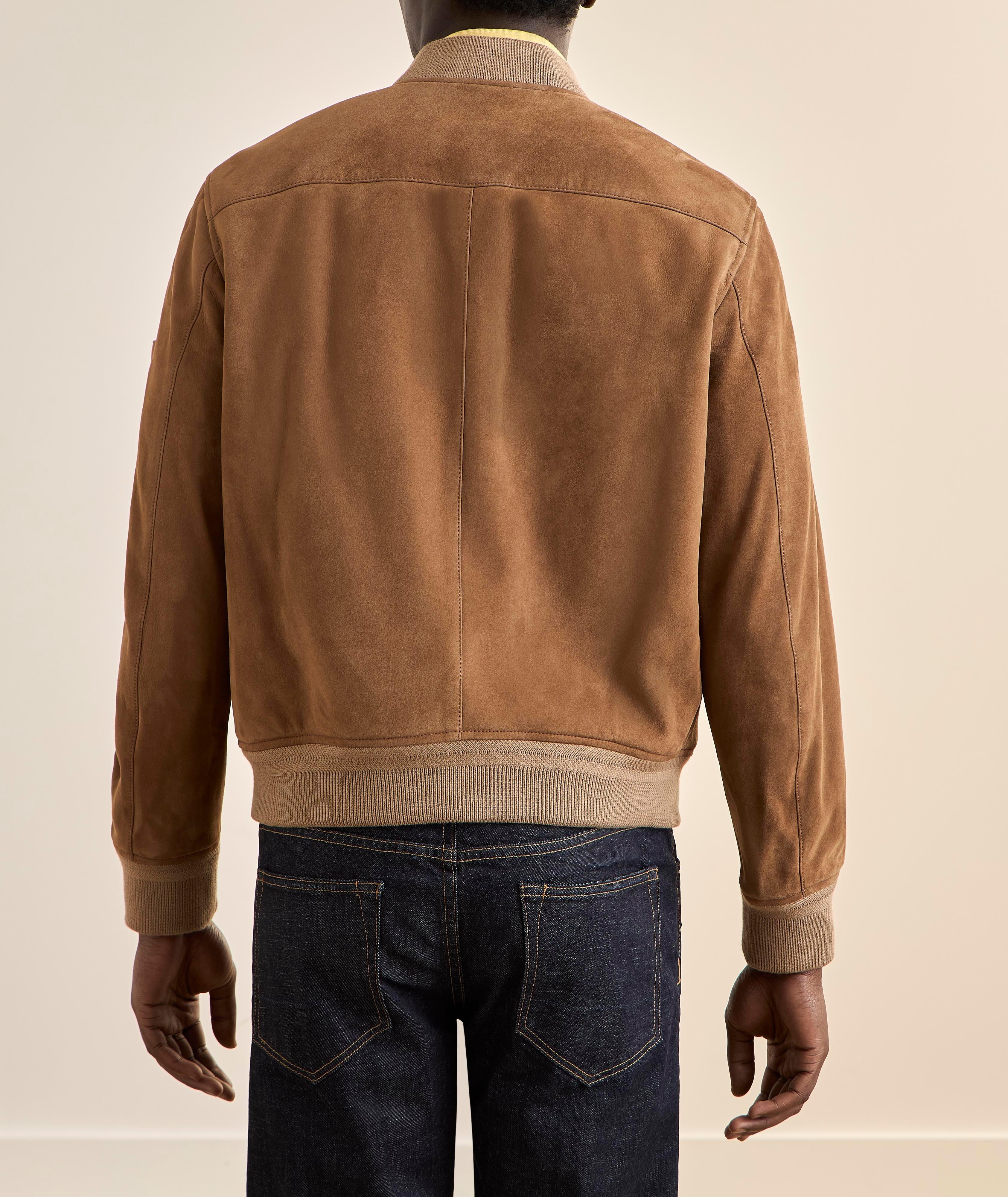 Bomber suède clair image 2