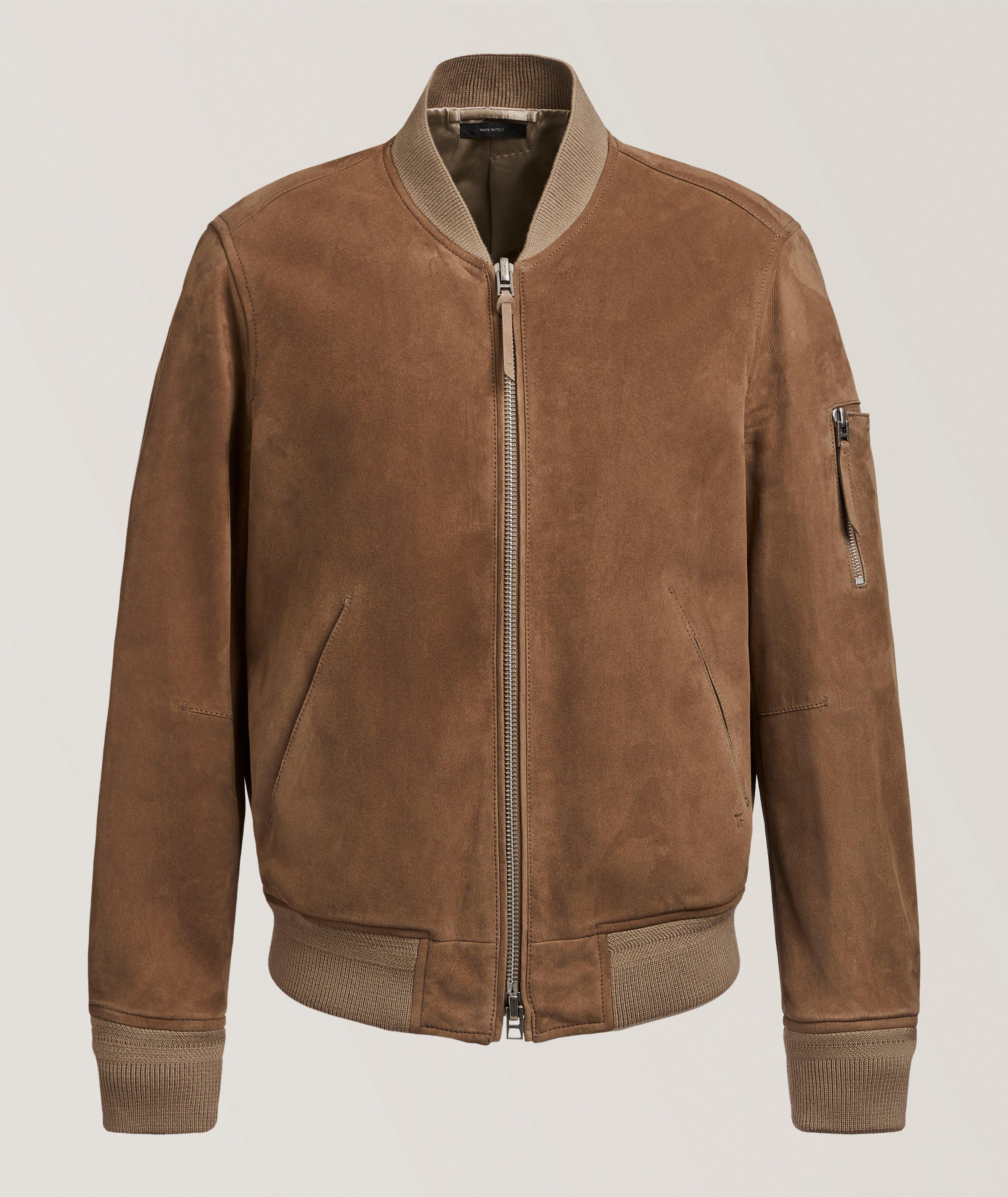 Bomber suède clair image 0