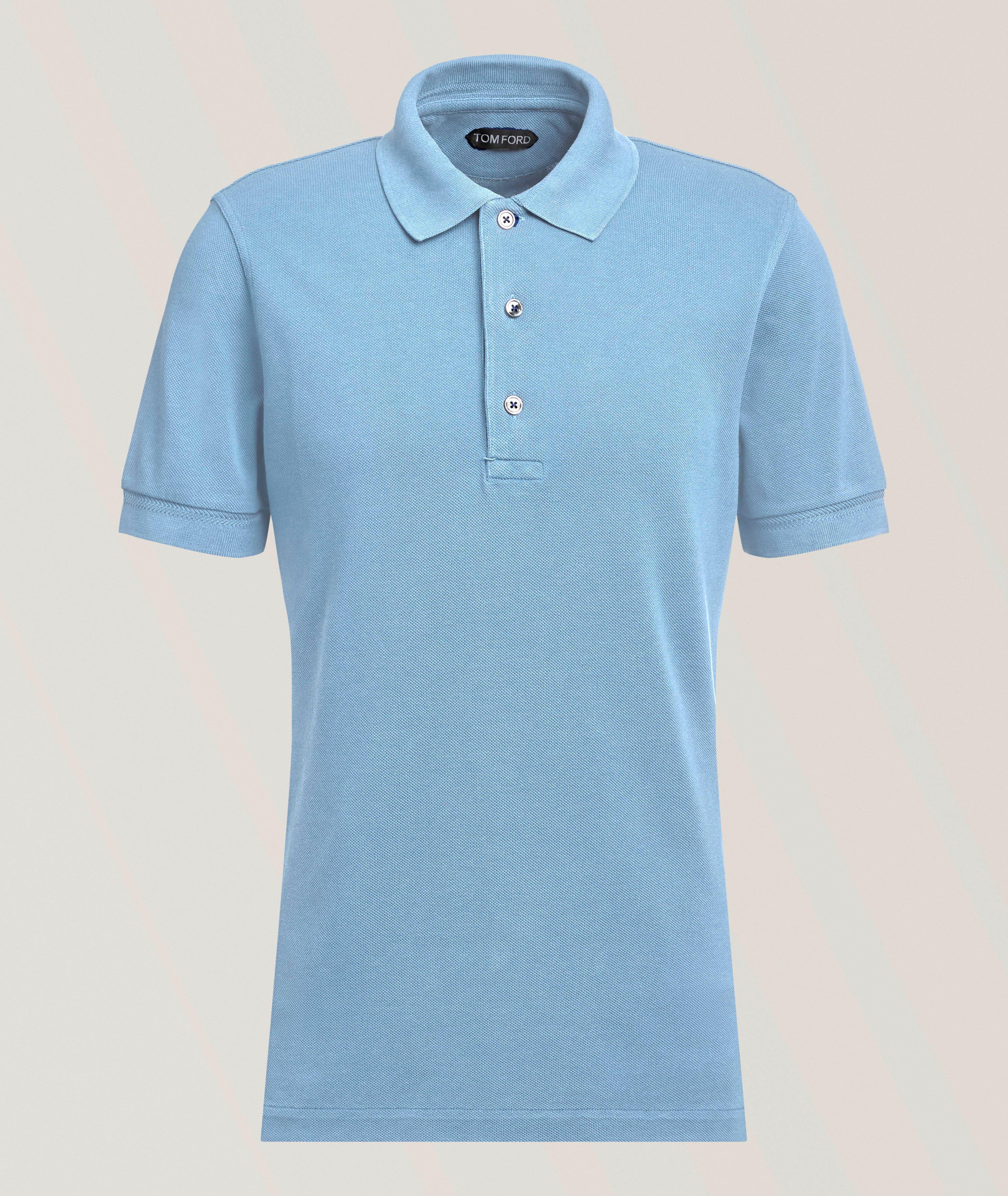 Lyocell-Cotton Piqué Polo  image 0