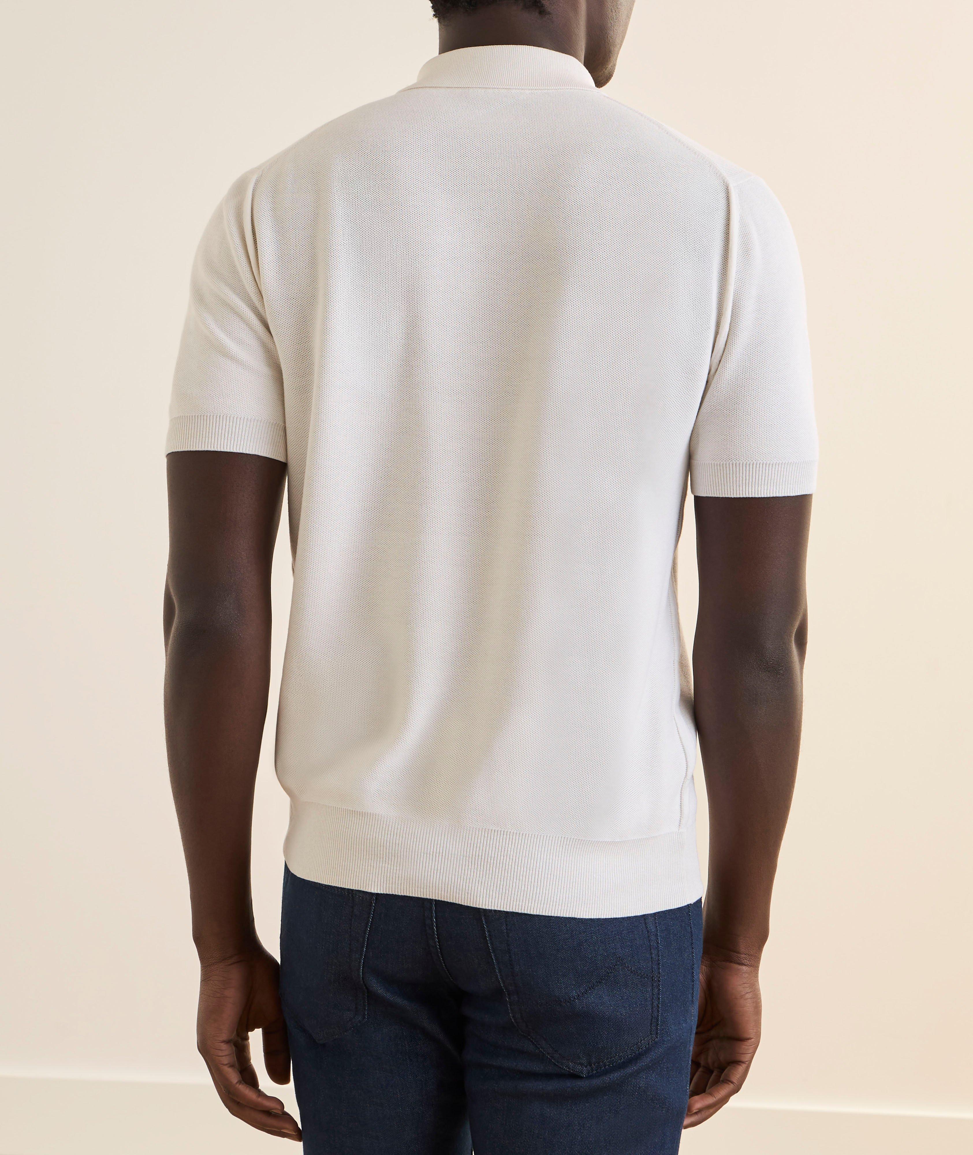 Silk-Cotton Piqué Polo image 2