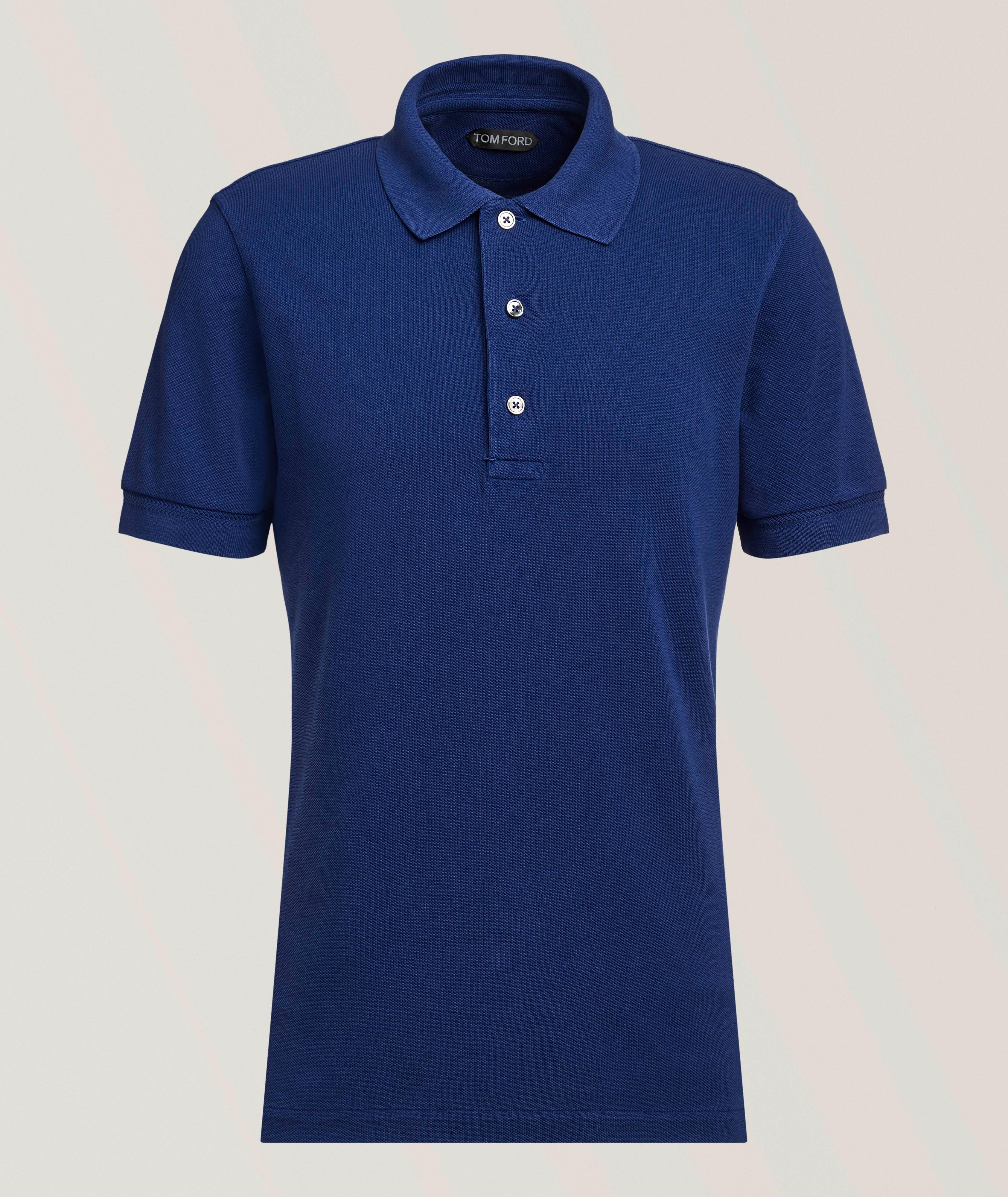 Polo lyocell-coton piqué image 0