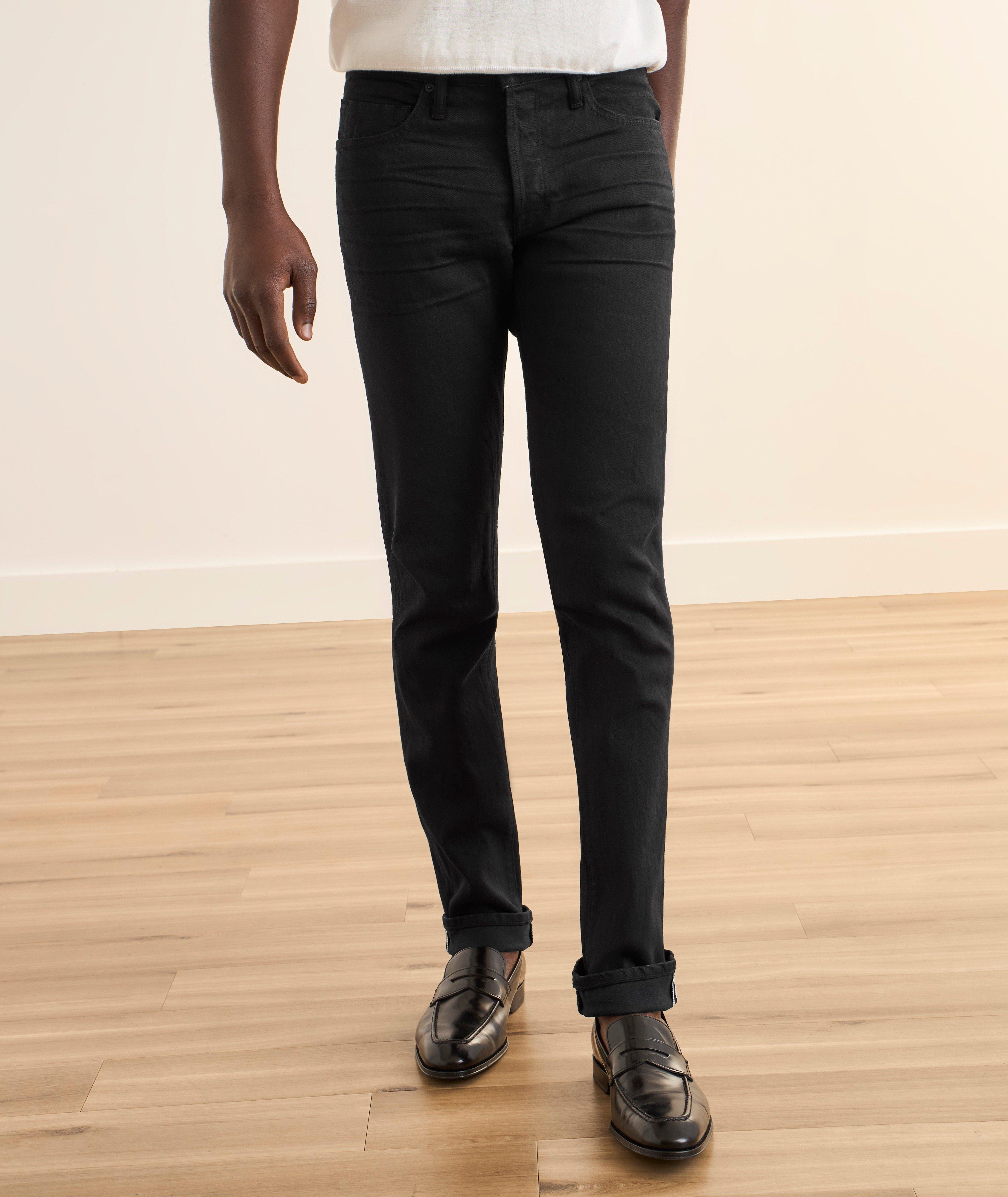 Selvedge Slim-Fit Jeans image 1