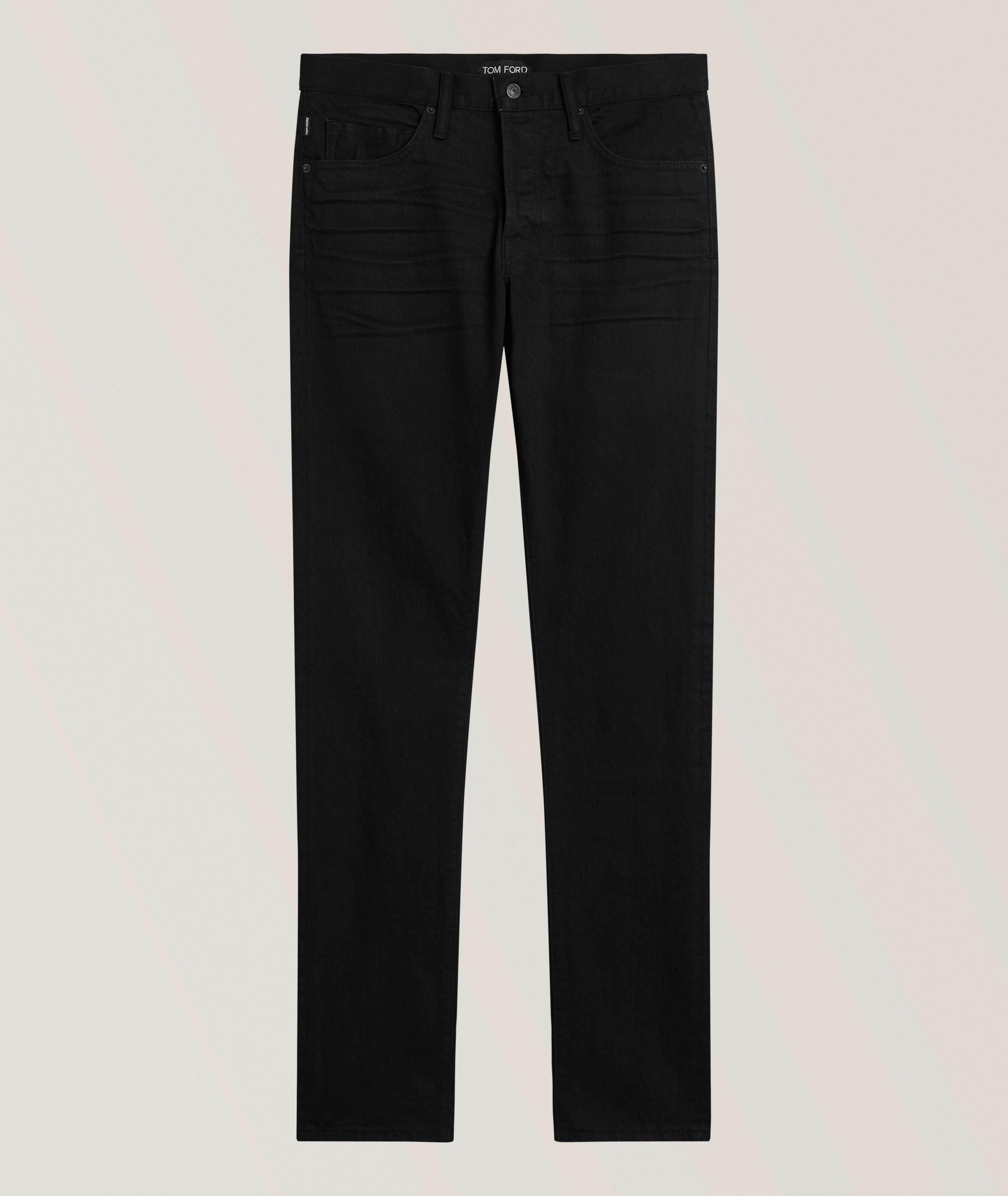 Jean coupe-ajusté lisière image 0