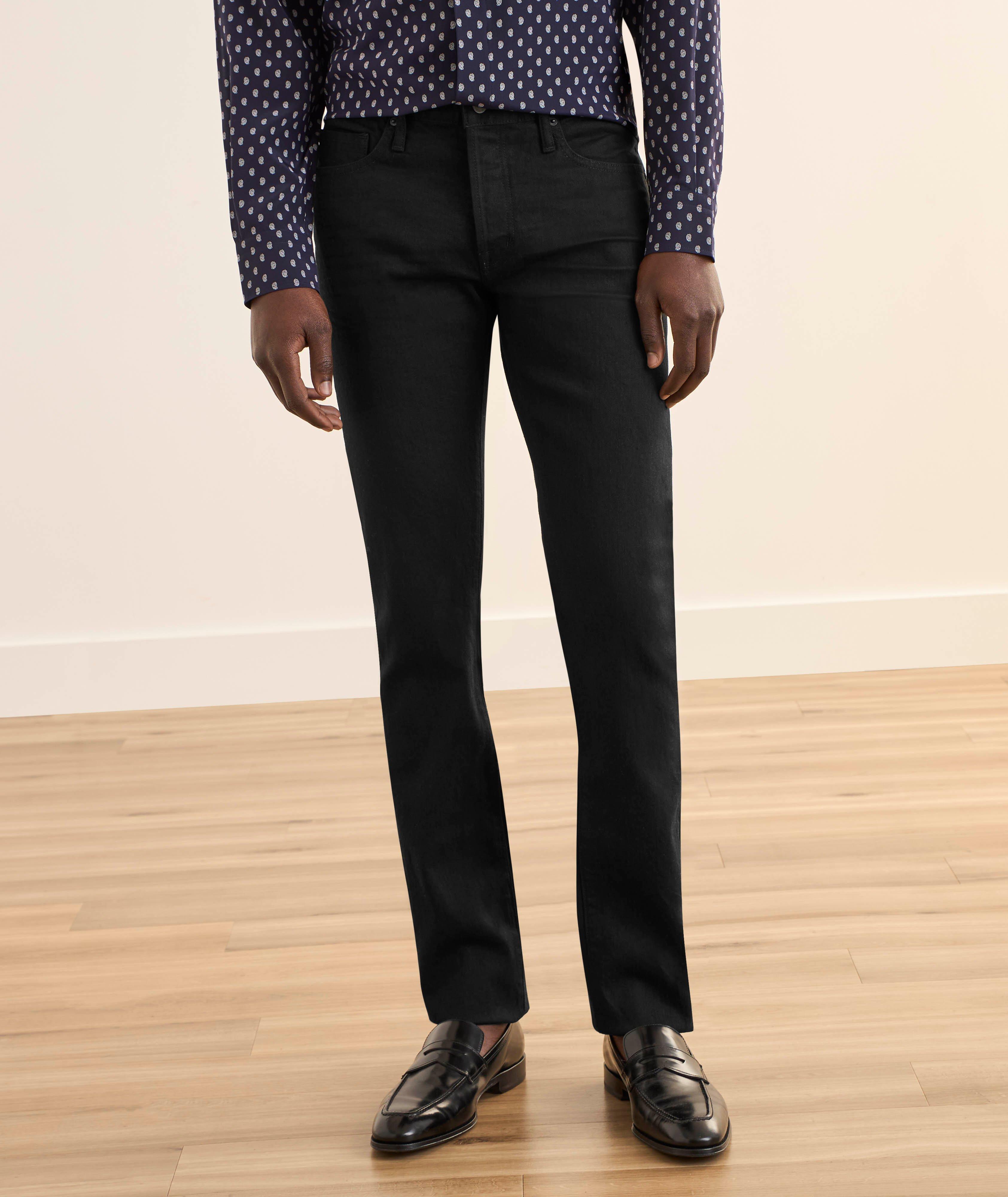 Selvedge Straight-Fit Jeans image 1