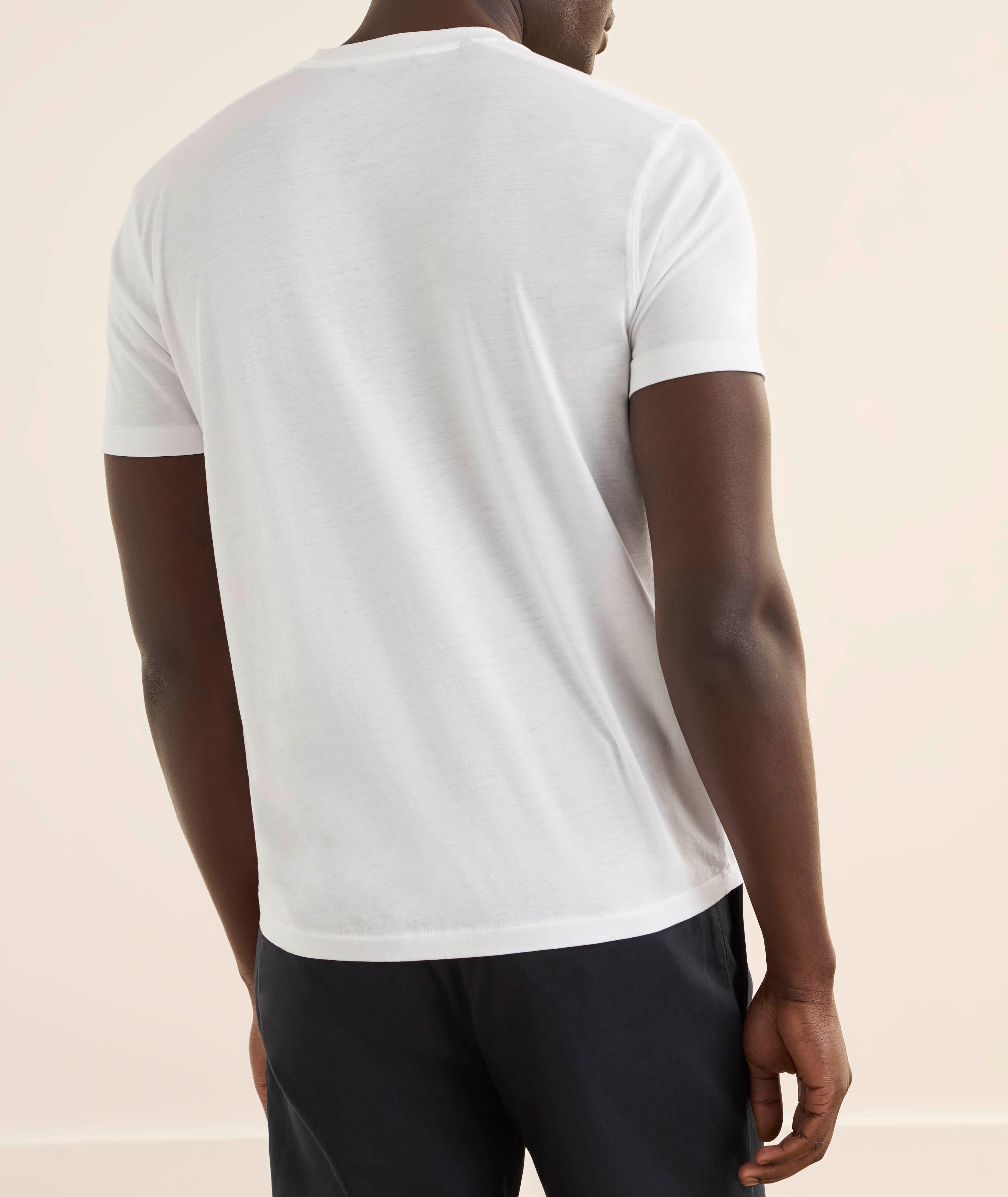 T-shirt lyocell-coton encolure ronde image 2