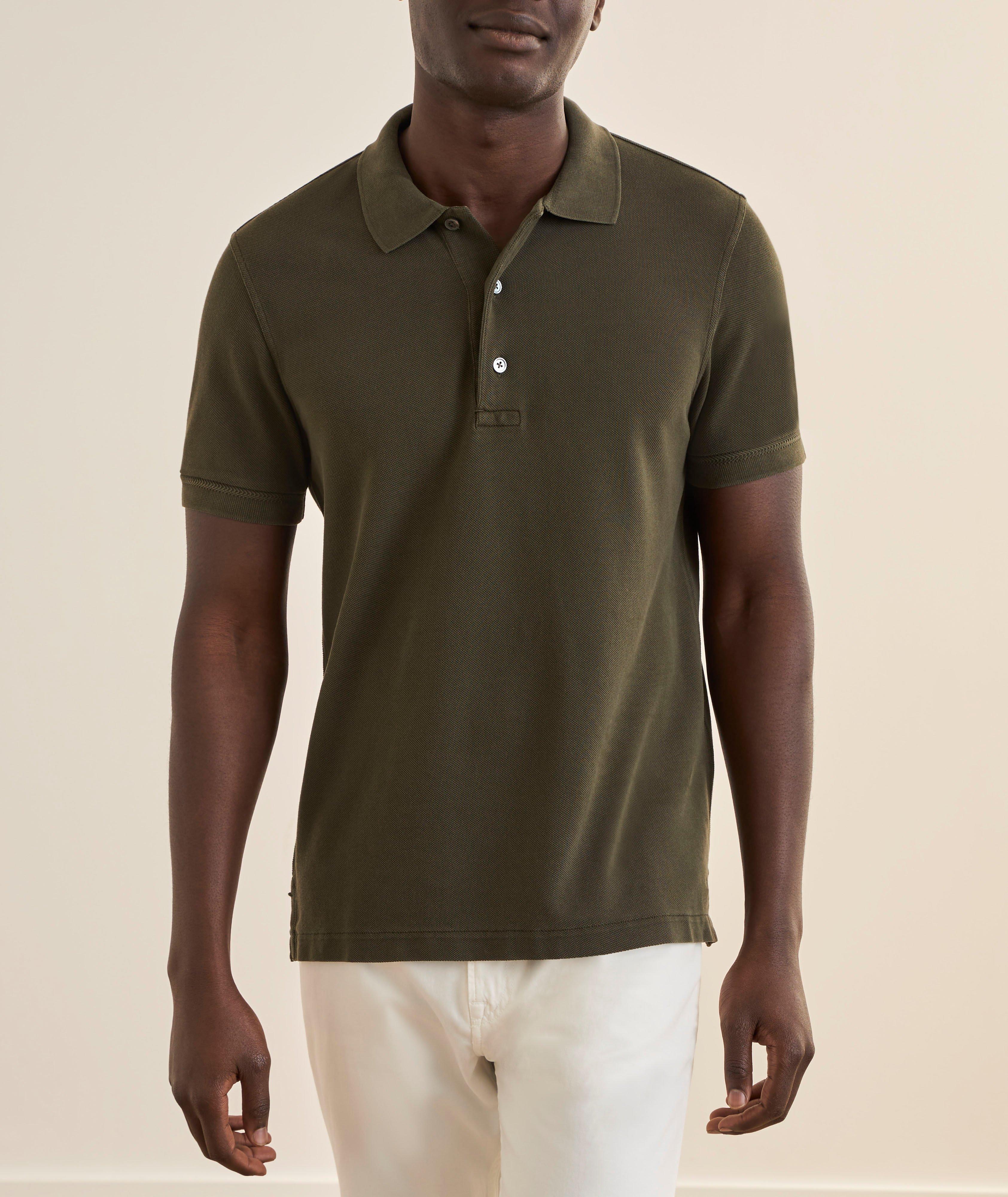 Lyocell-Cotton Piqué Polo image 1