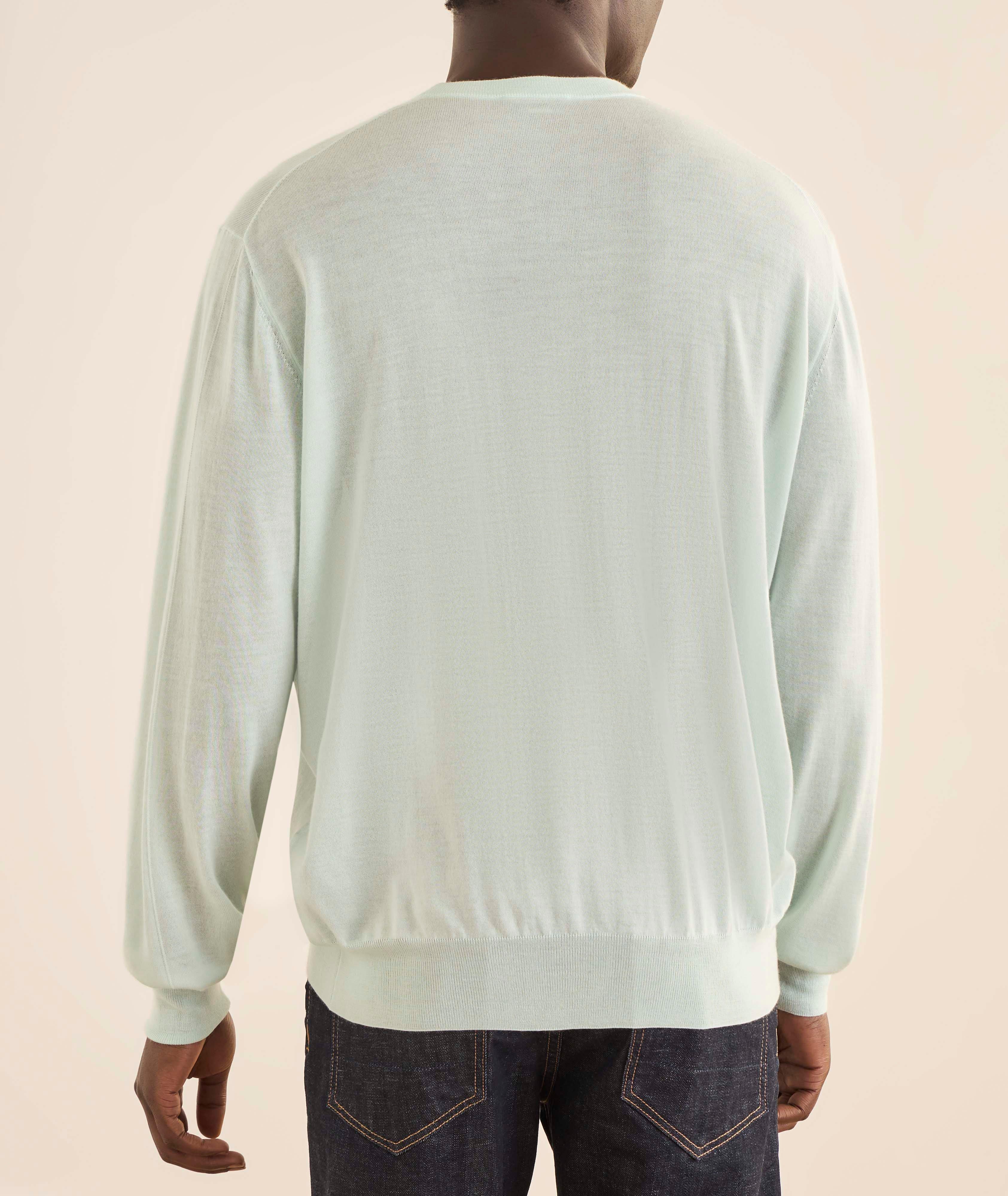 Oversized Cashmere Crewneck Sweater image 2