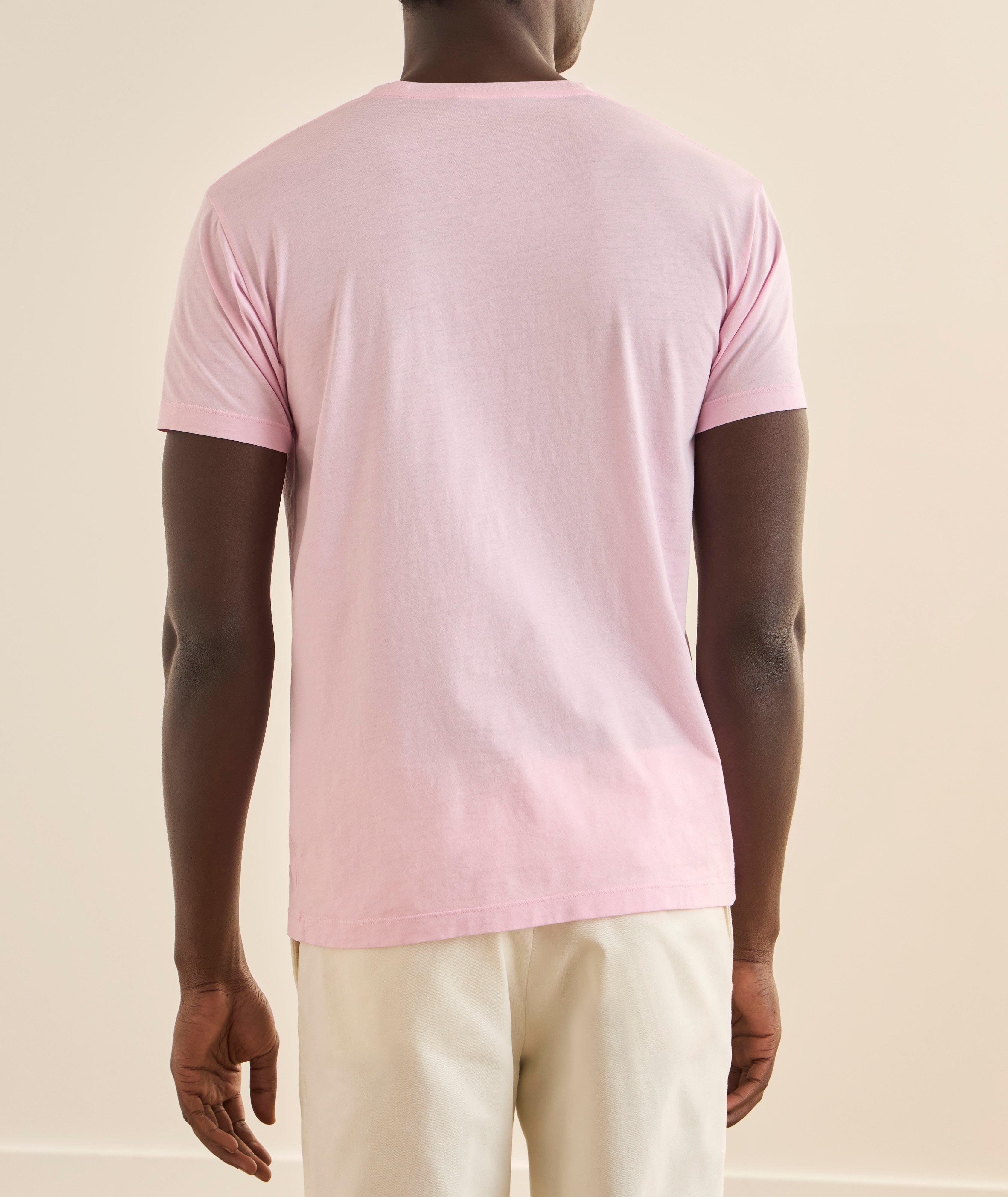 Cotton-Silk Slub Crewneck T-Shirt image 2