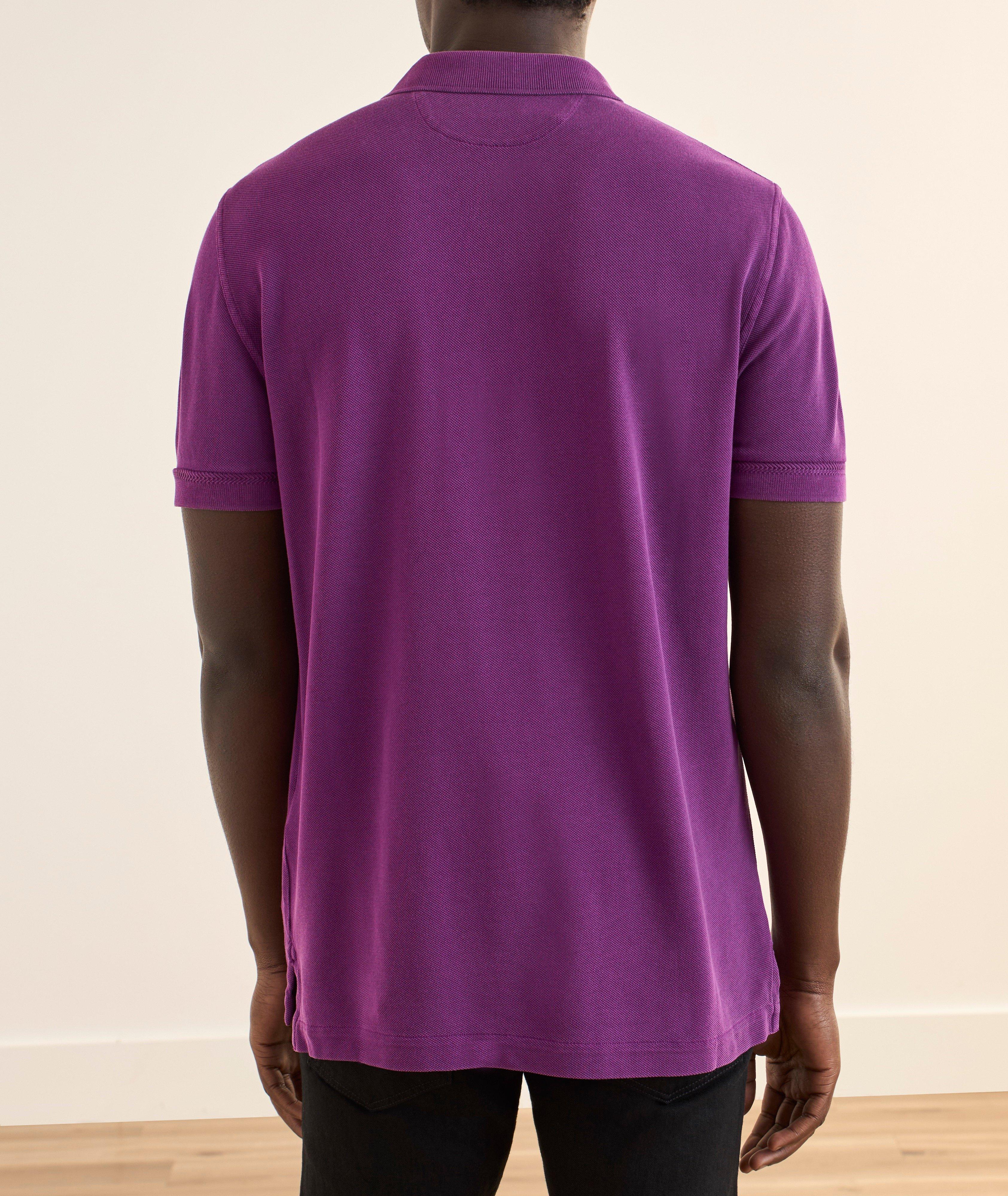 Lyocell-Cotton Piqué Polo  image 2