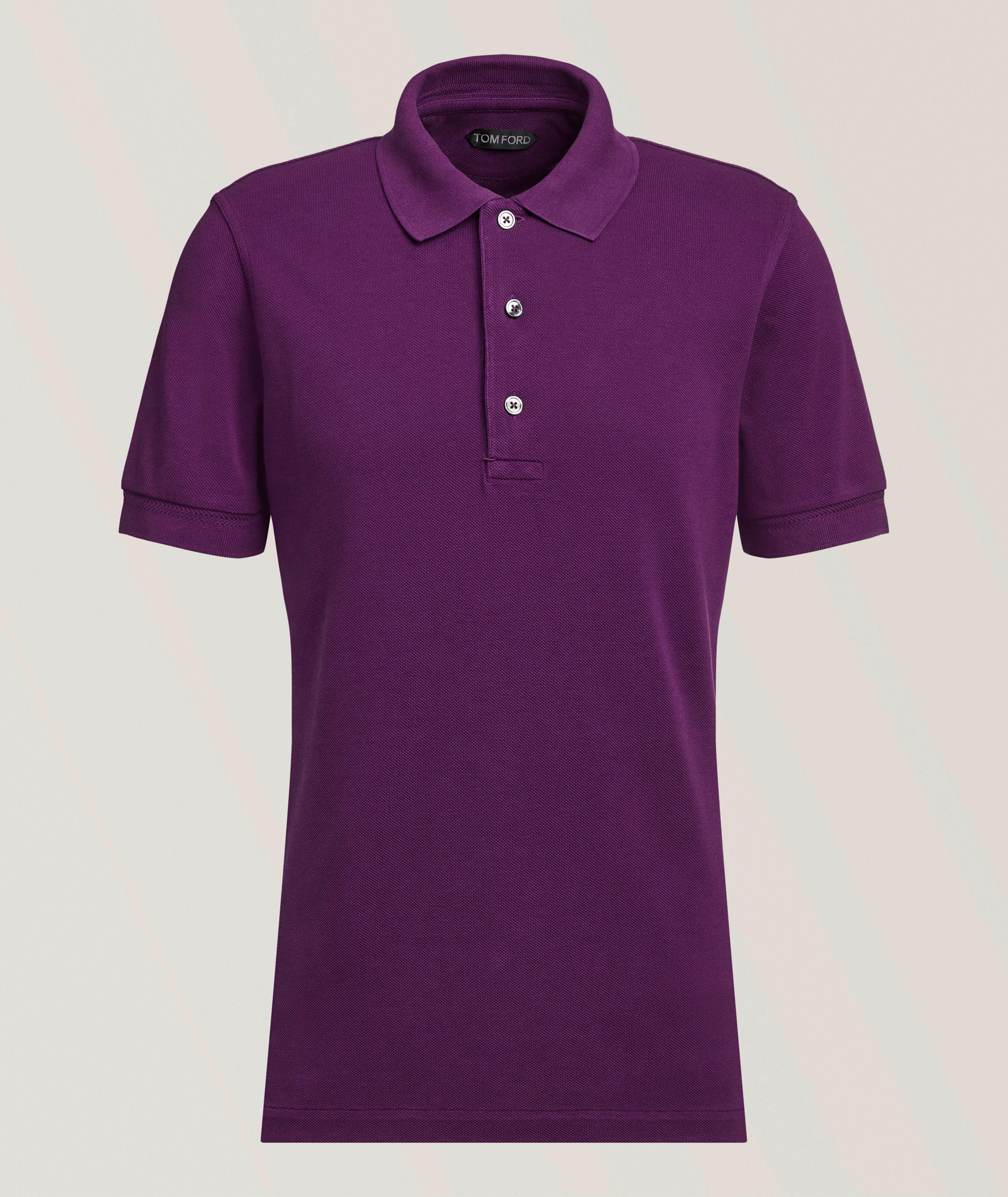 Polo lyocell-coton piqué image 0