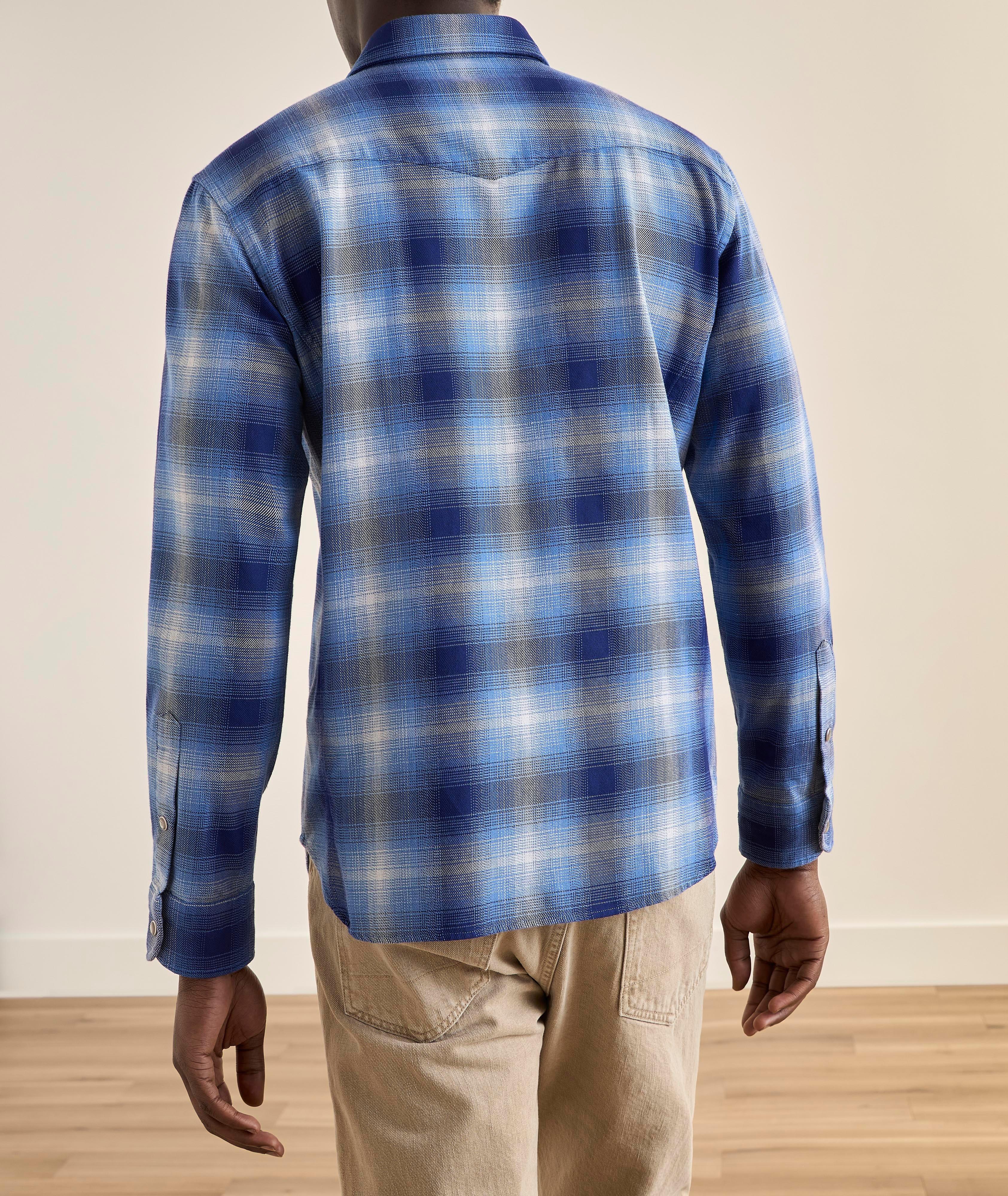 Chemise western coton à carreaux image 2