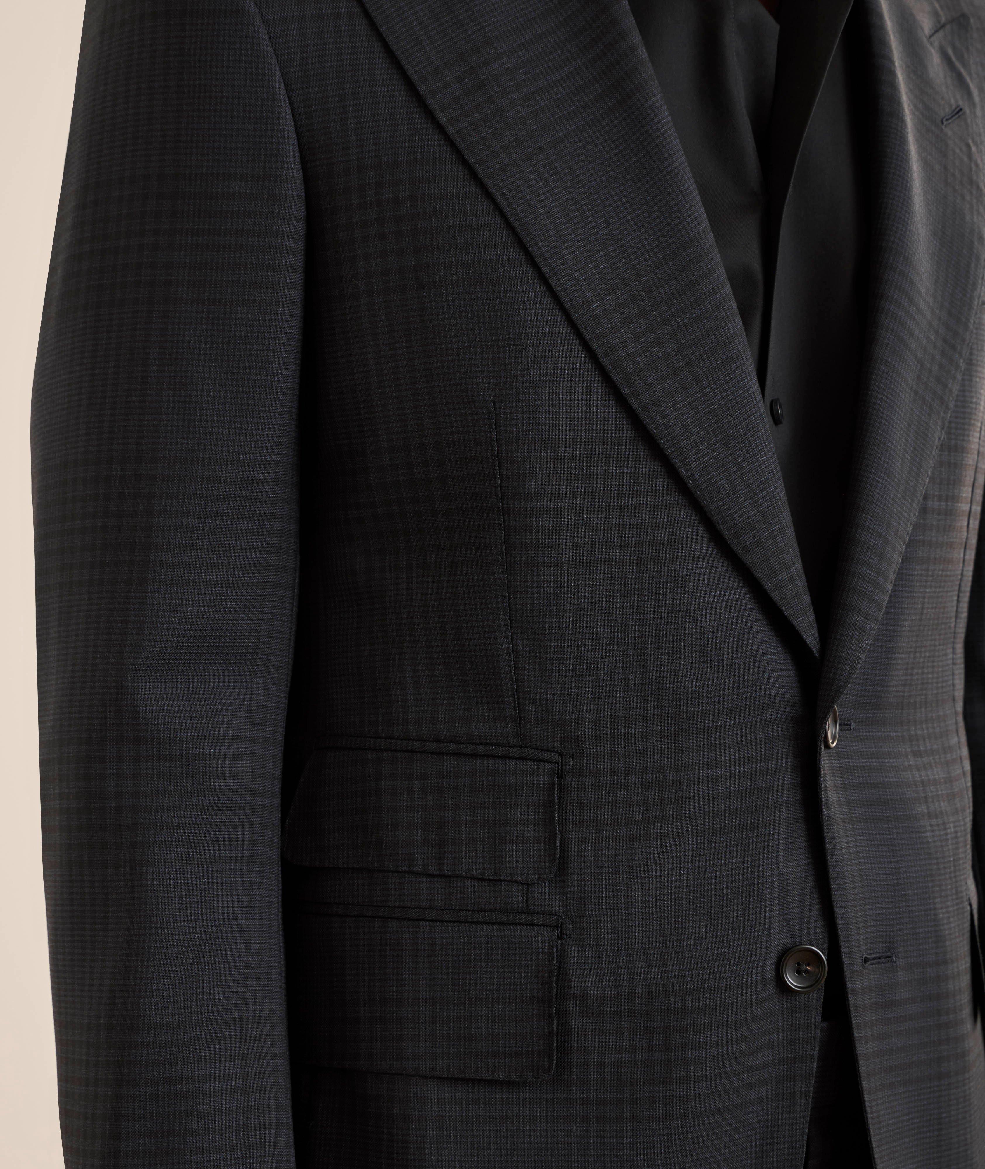 Complet en laine extensible à carreaux Shelton image 2