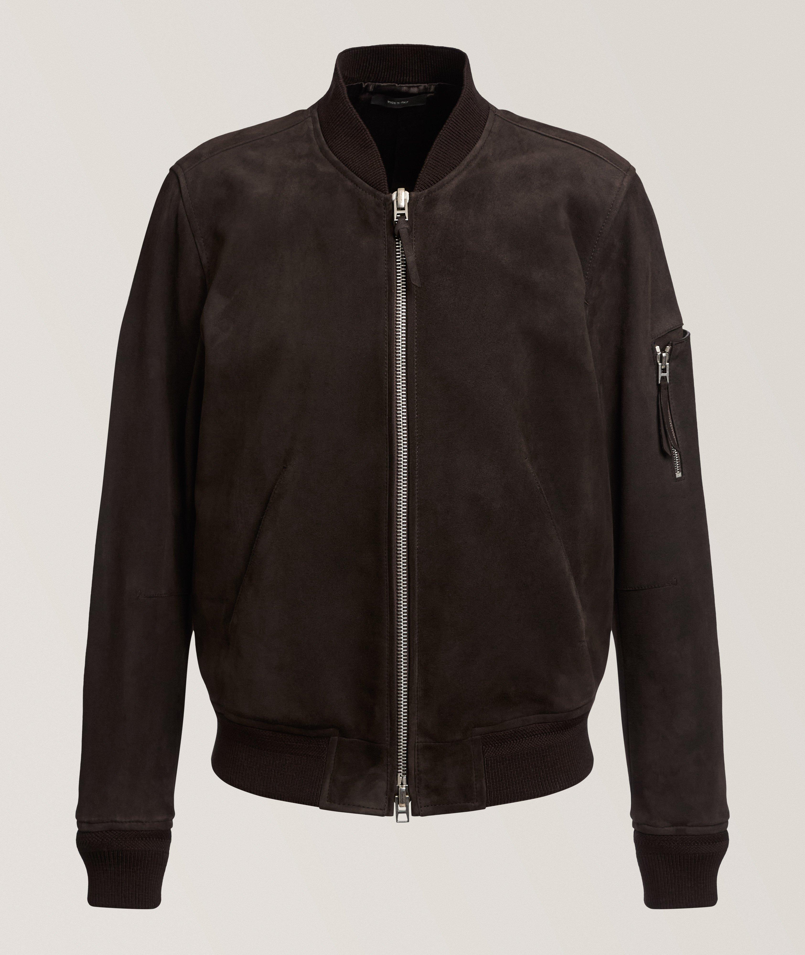 TOM FORD Light Suede Bomber