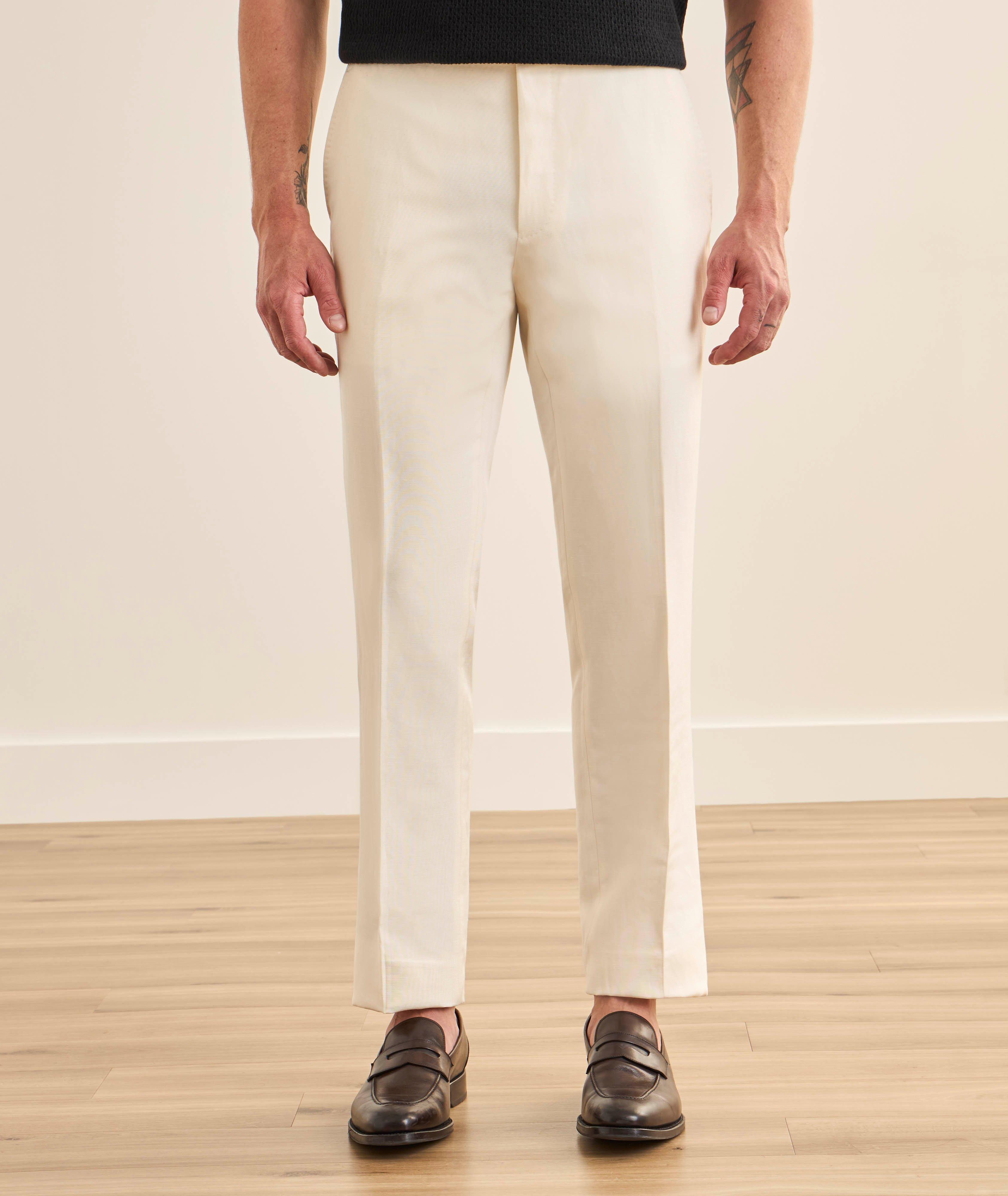 Shelton Linen-Silk Canvas Dress Pants image 2