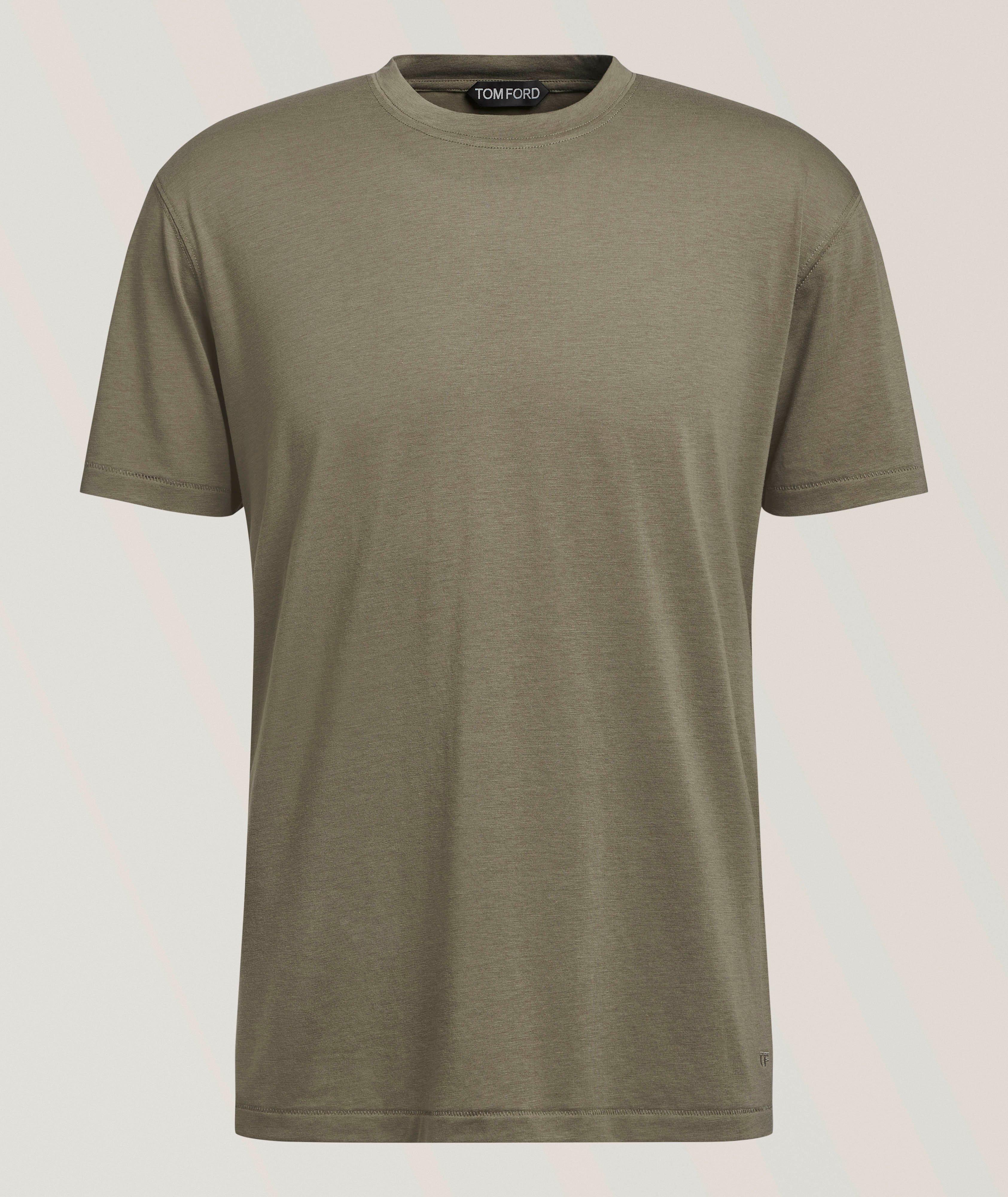 Lyocell-Cotton Crewneck T-Shirt image 0