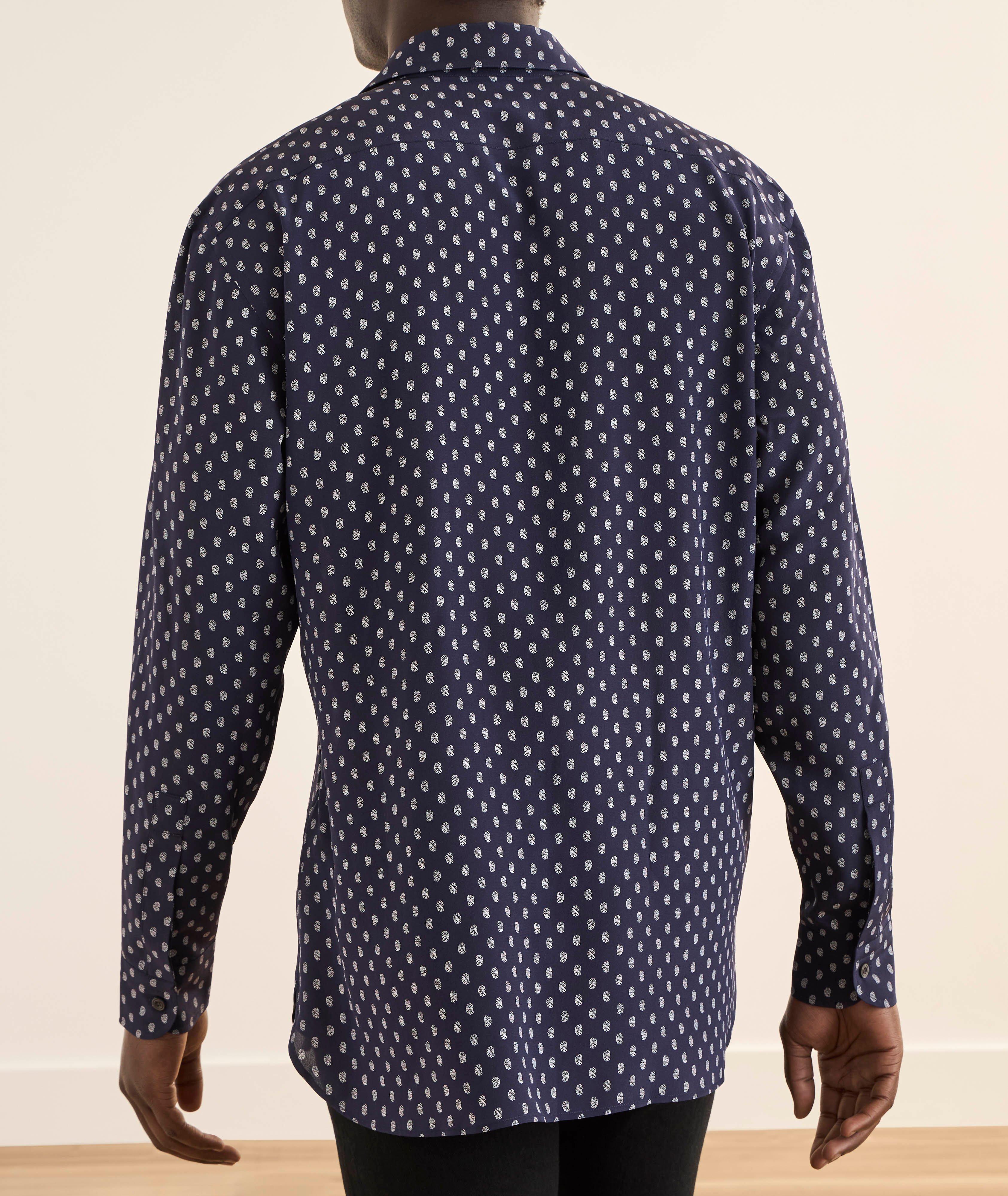 Crêpe de Chine Paisley Fluid Shirt  image 2