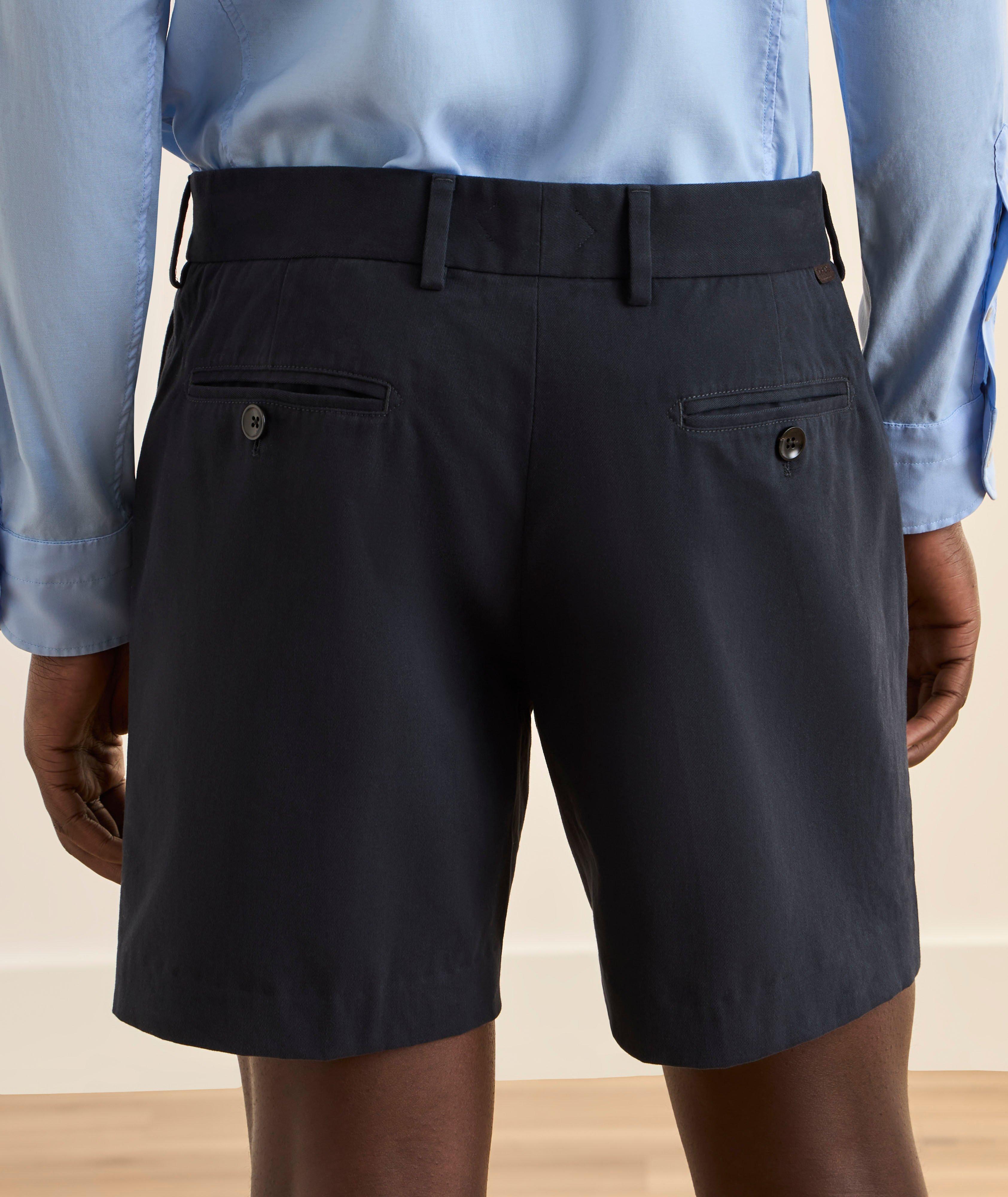 Brushed Cotton Drill Tailored Shorts  image 2