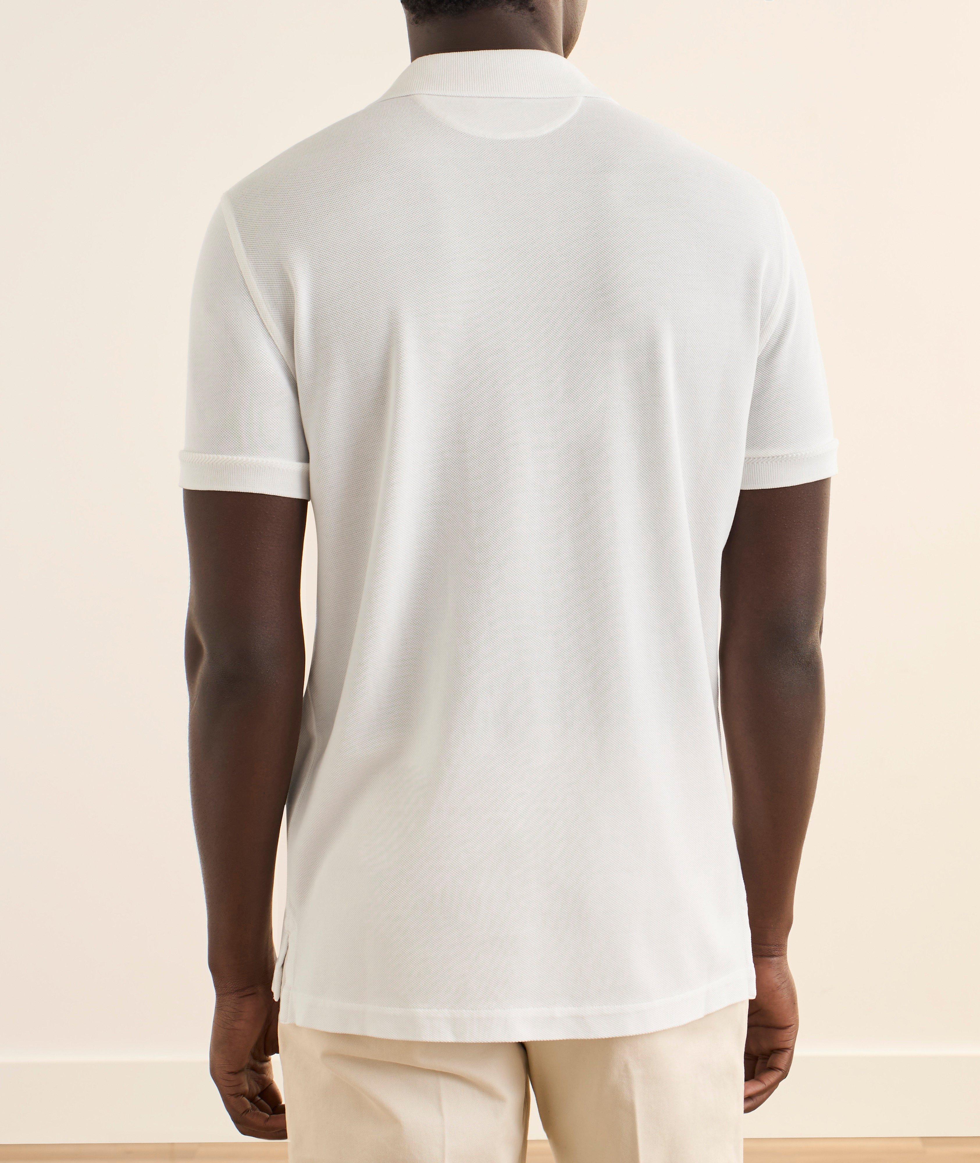 Polo lyocell-coton piqué image 2