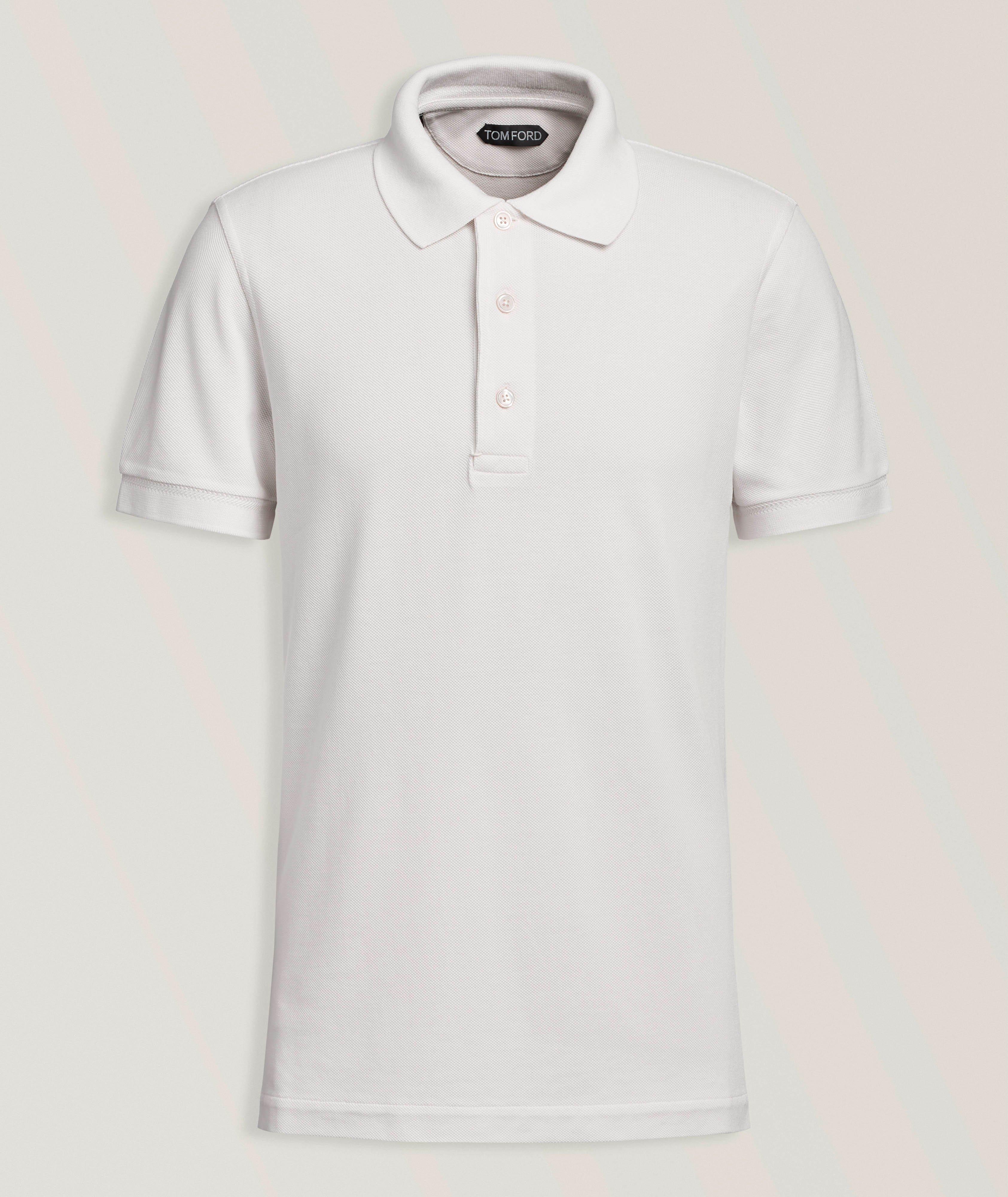 Lyocell-Cotton Piqué Polo  image 0