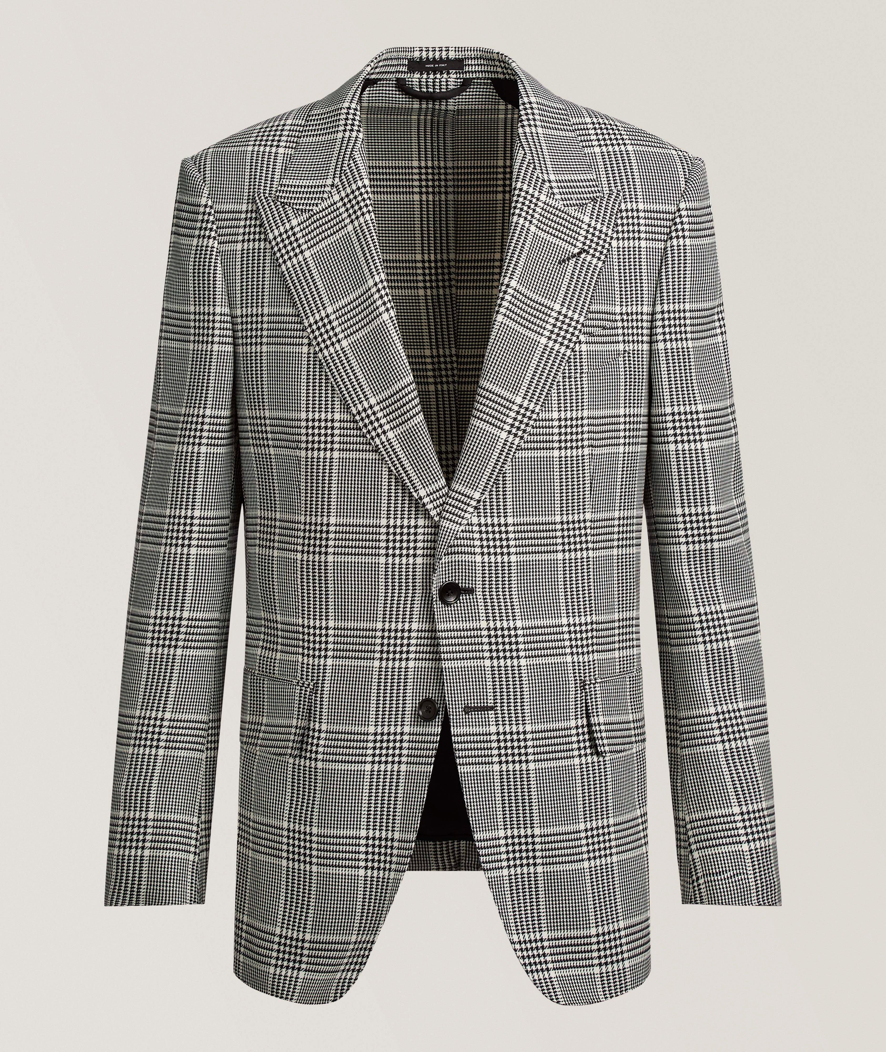 Shelton Prince of Wales Wool-Blend Sport Jacket image 0