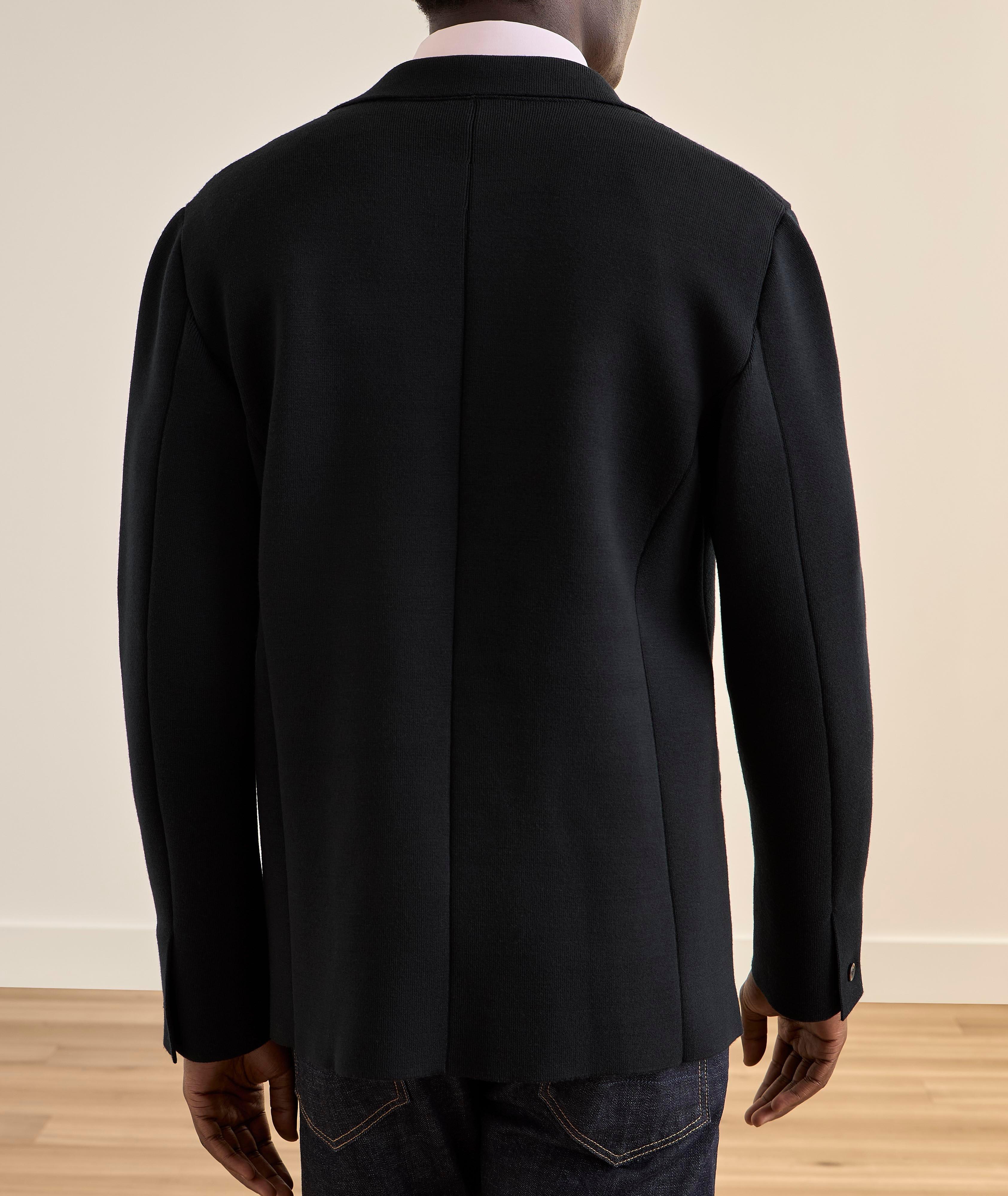Double-Face Wool Sweater Jacket image 2
