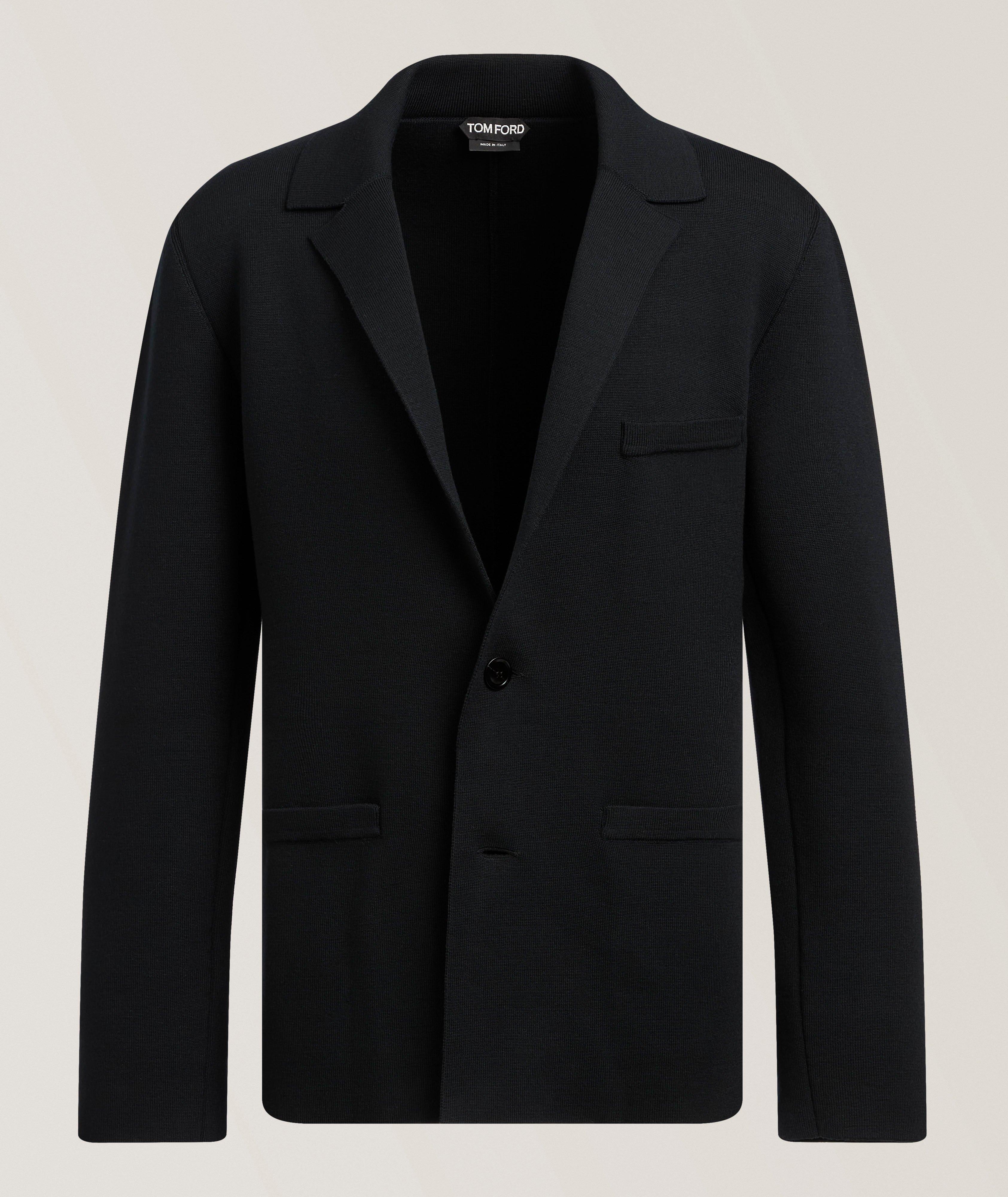 Double-Face Wool Sweater Jacket image 0