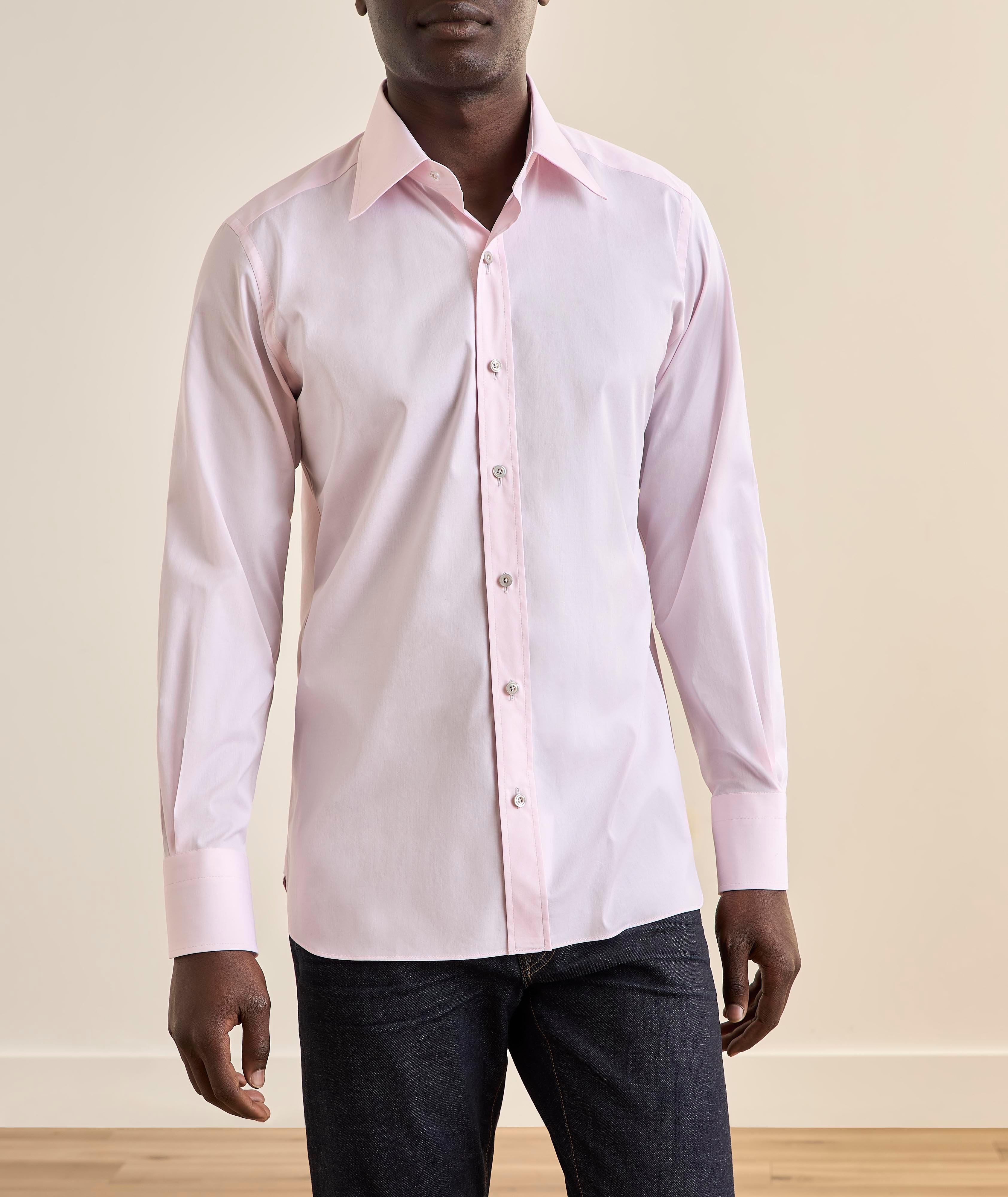 Slim-Fit Cotton Poplin Dress Shirt image 1