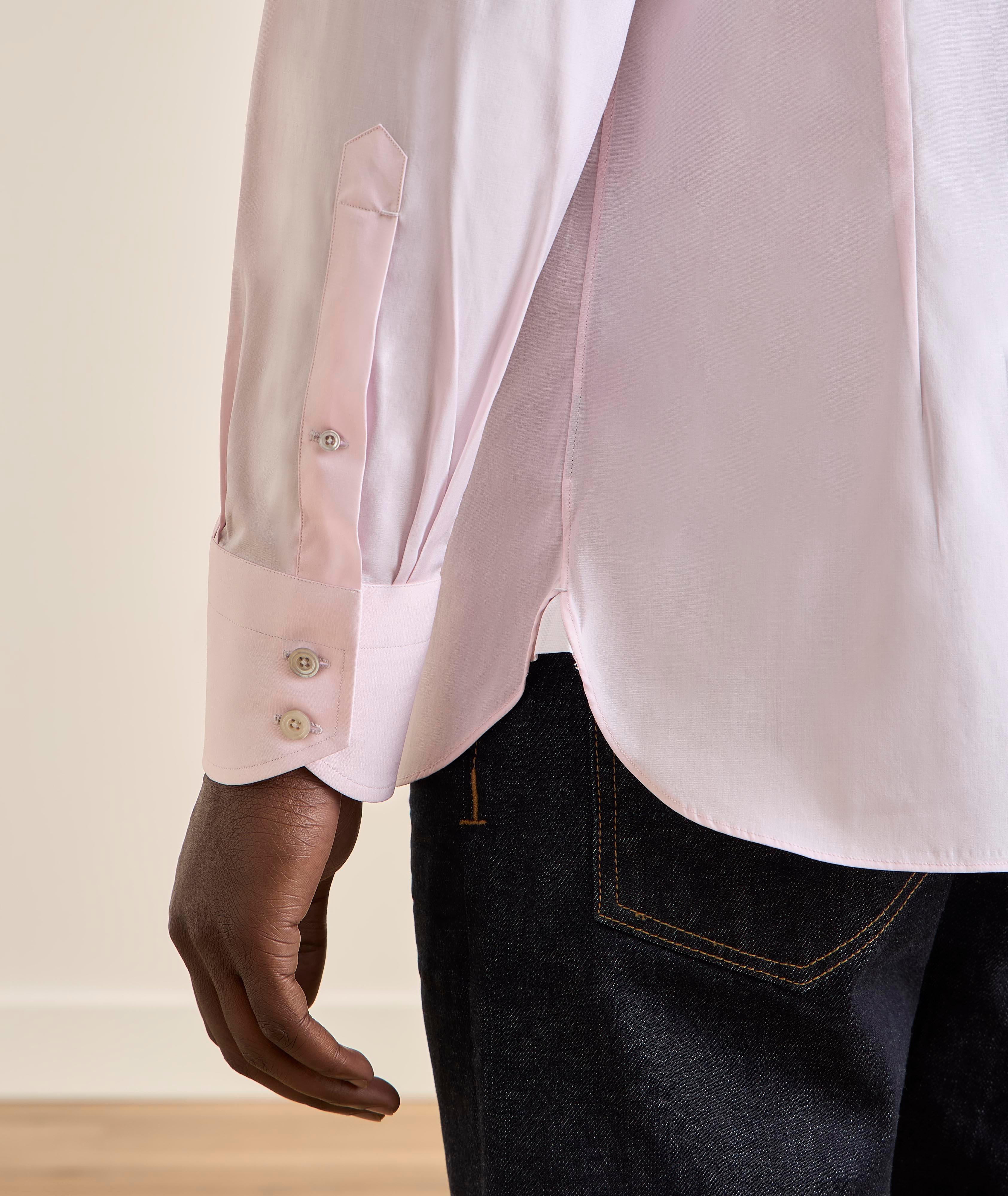 Slim-Fit Cotton Poplin Dress Shirt image 4