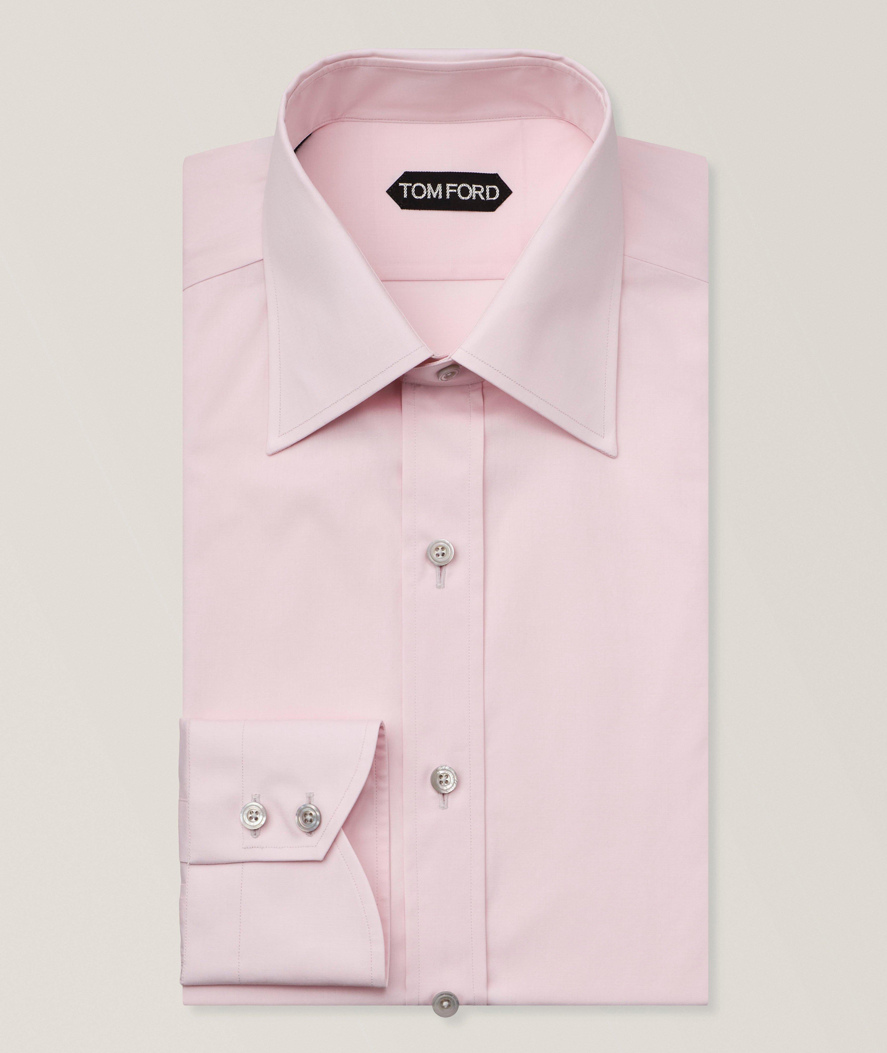 Slim-Fit Cotton Poplin Dress Shirt image 0
