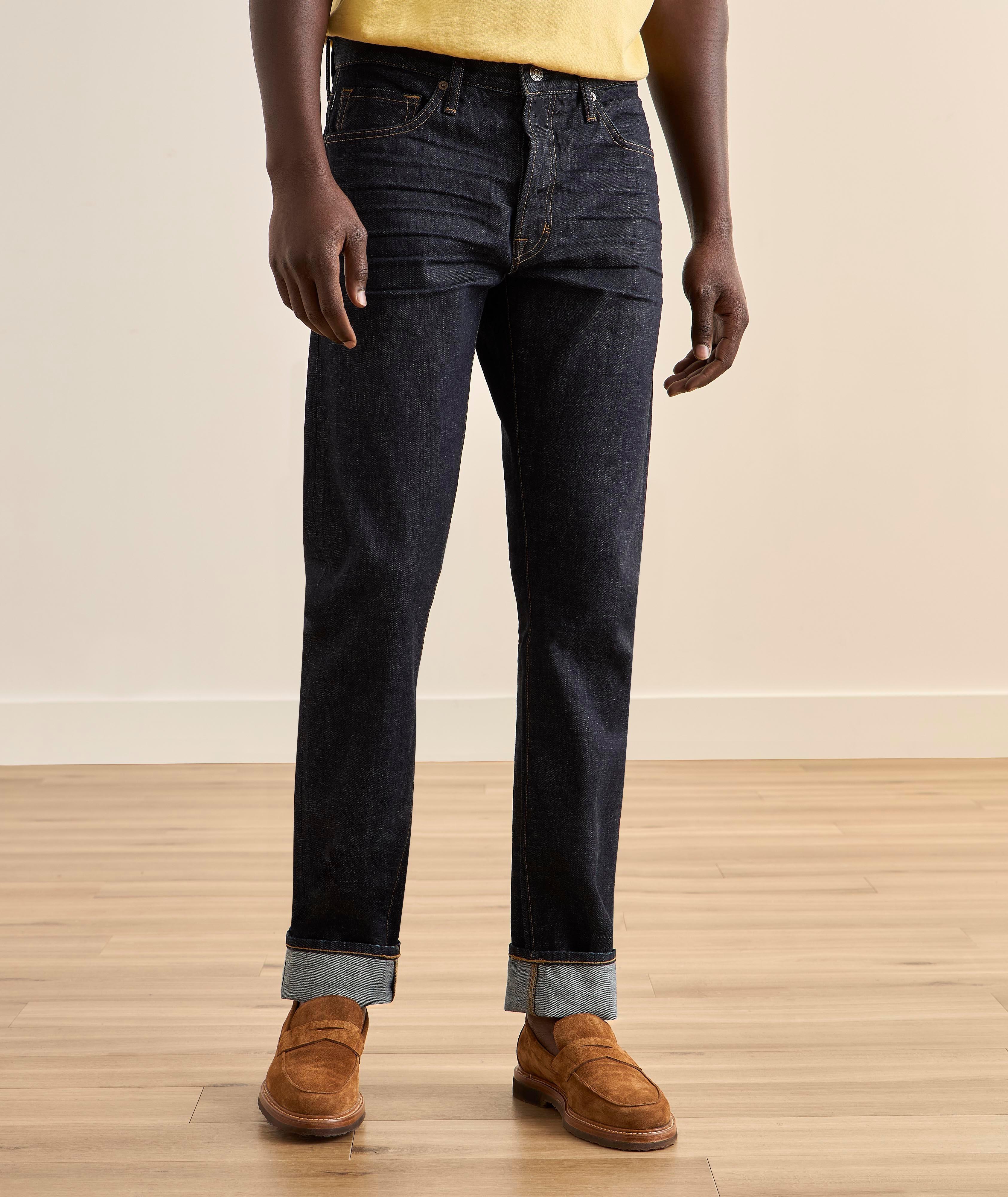 Selvedge Slim-Fit Jeans image 1