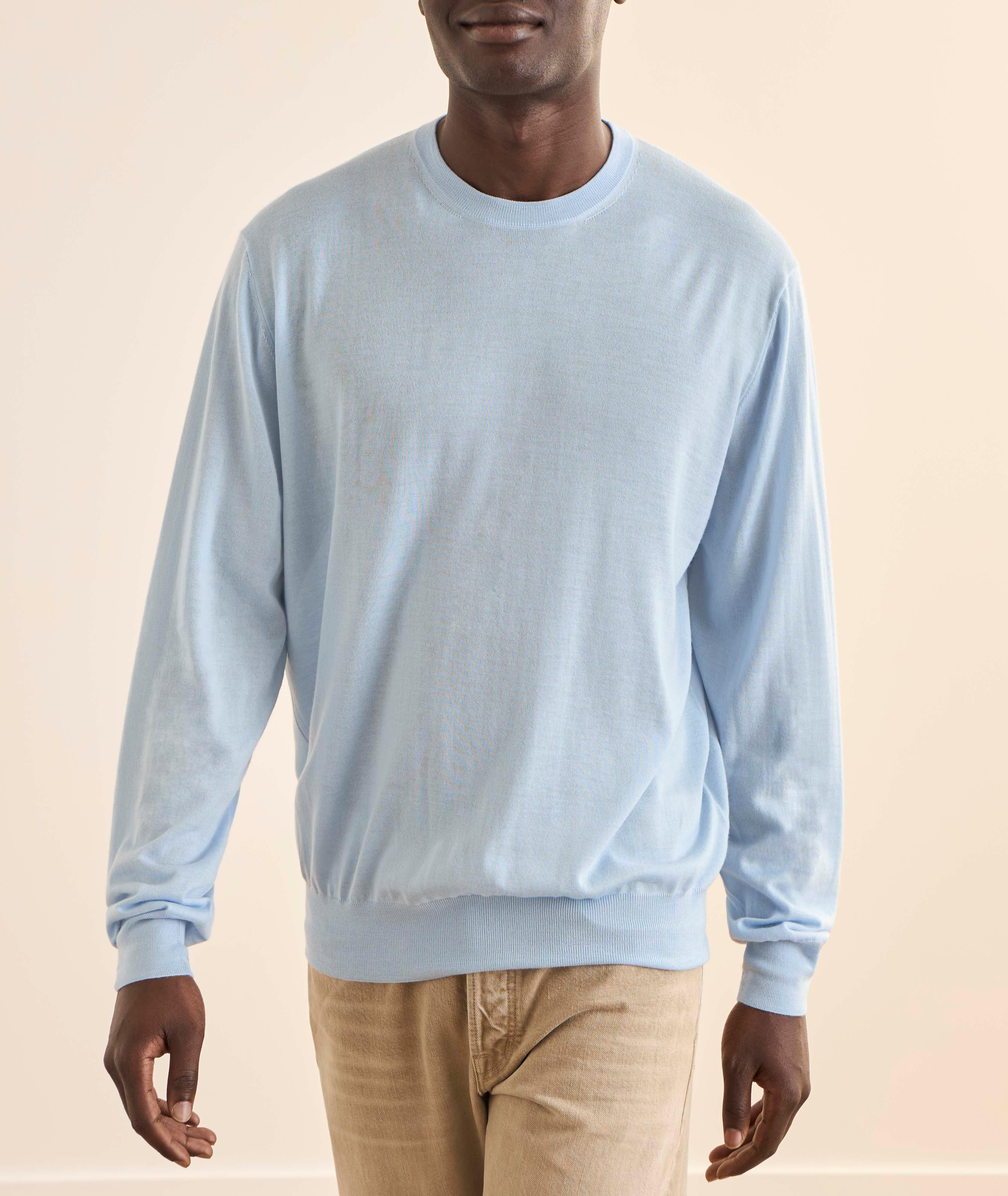 Oversized Cashmere Crewneck Sweater image 1