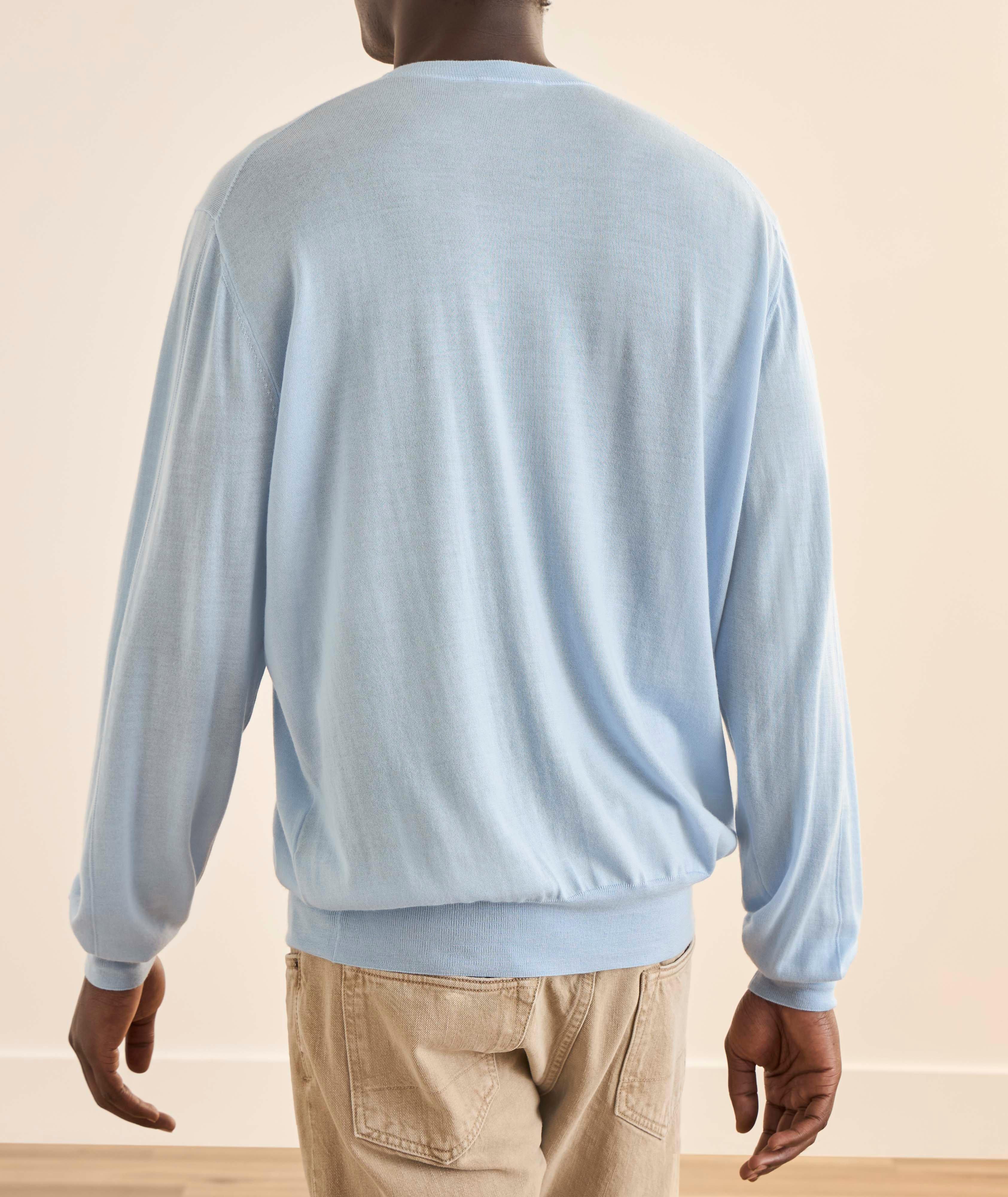 Oversized Cashmere Crewneck Sweater image 2