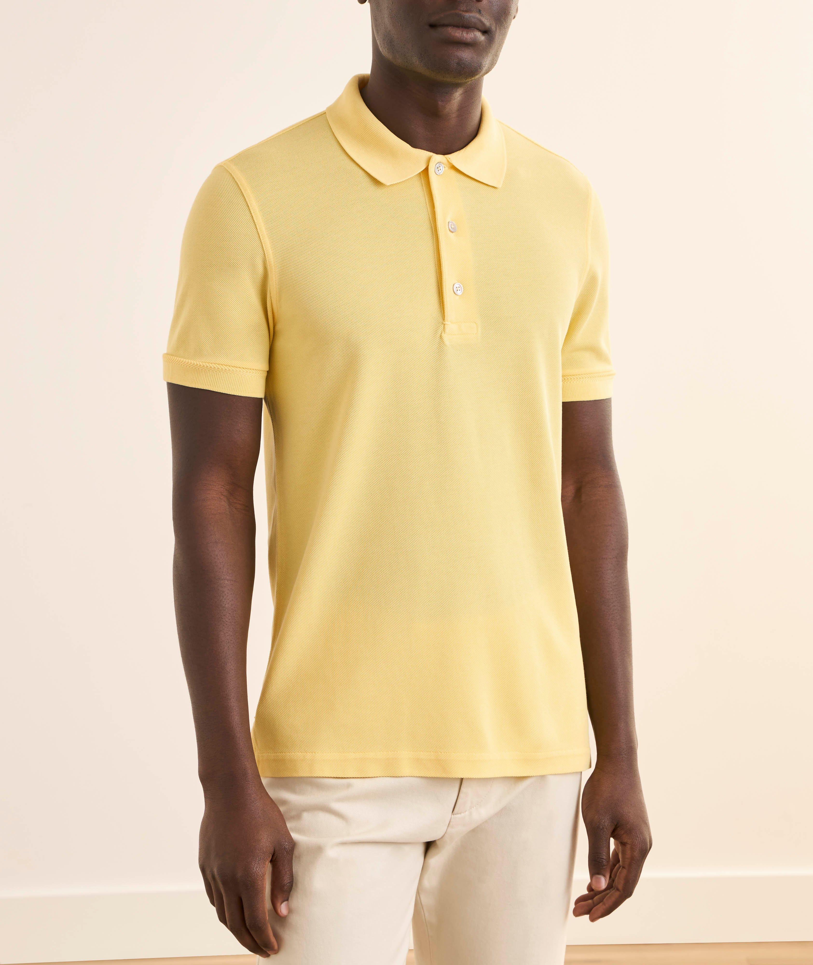 Polo lyocell-coton piqué image 1