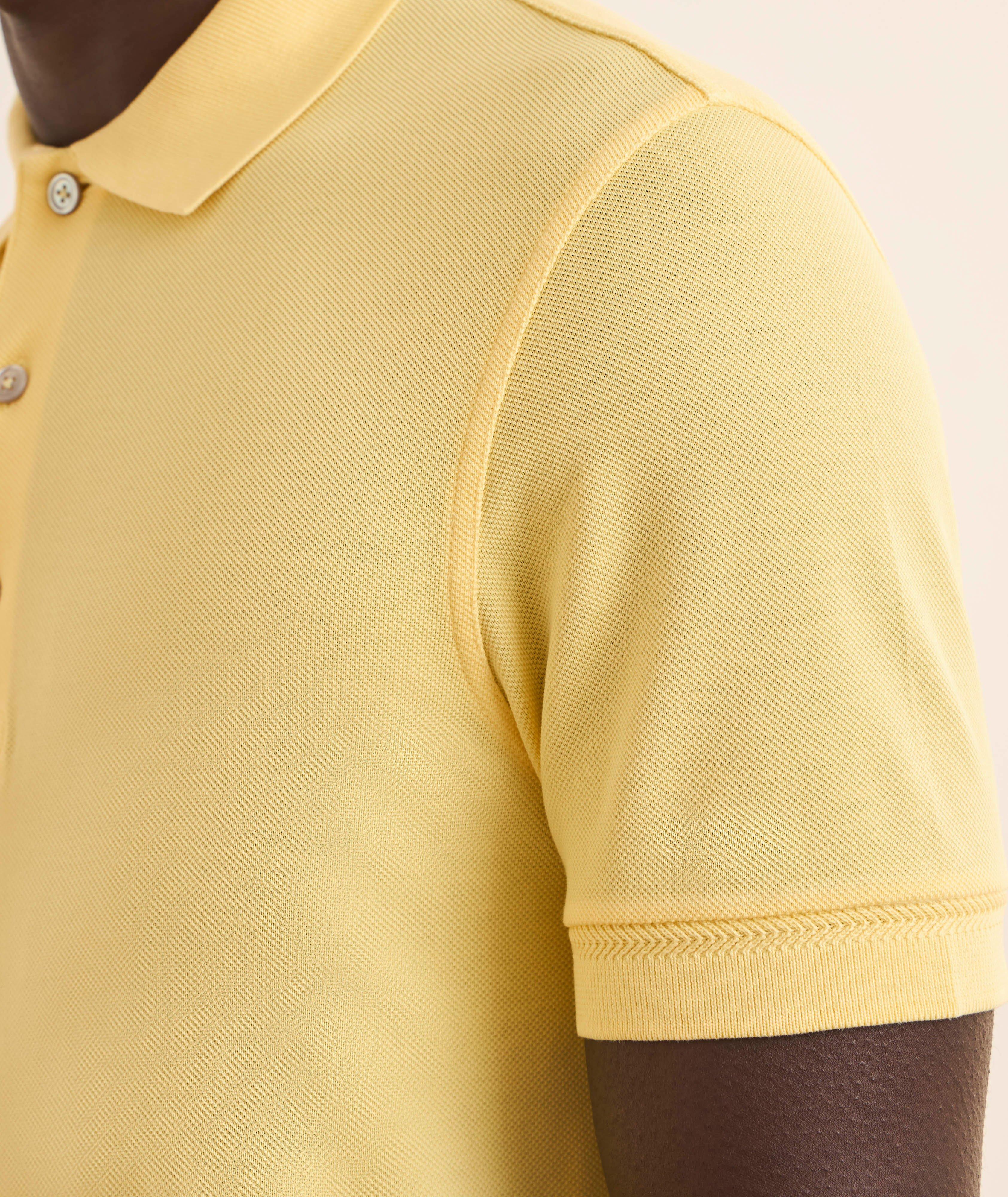 Polo lyocell-coton piqué image 3