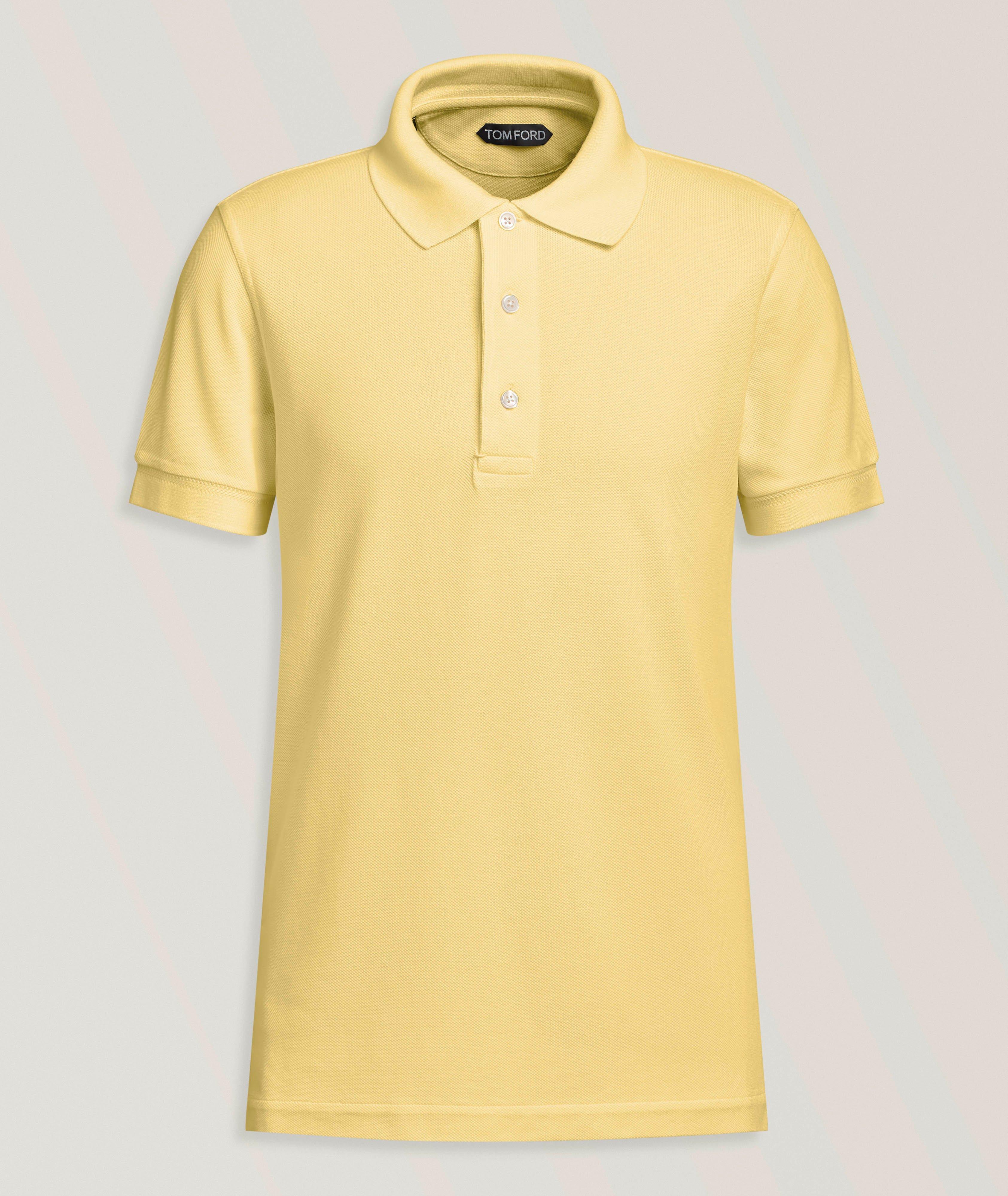 TOM FORD Polo lyocell-coton piqué