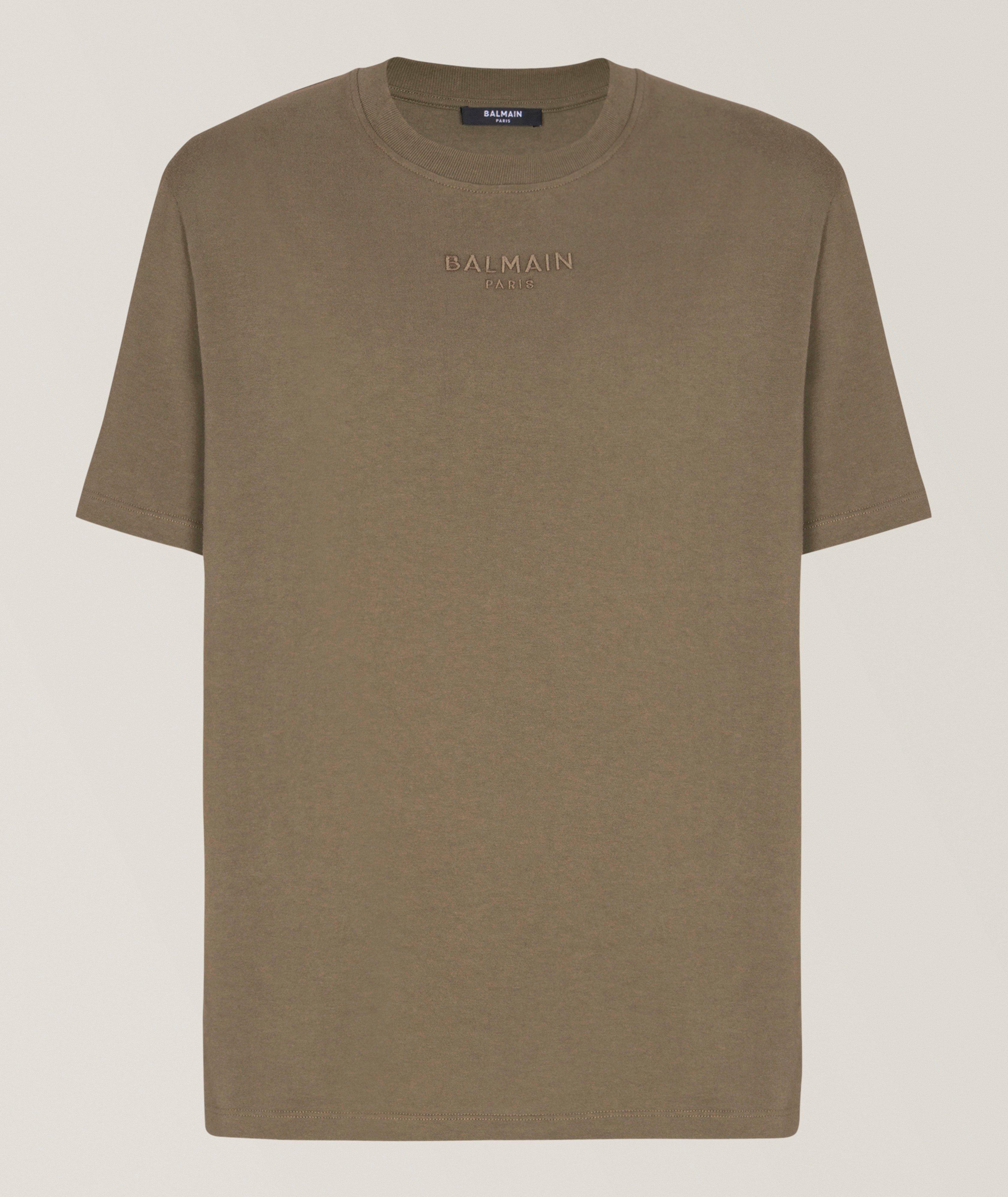 Embroidered Logo Cotton T-Shirt  image 0