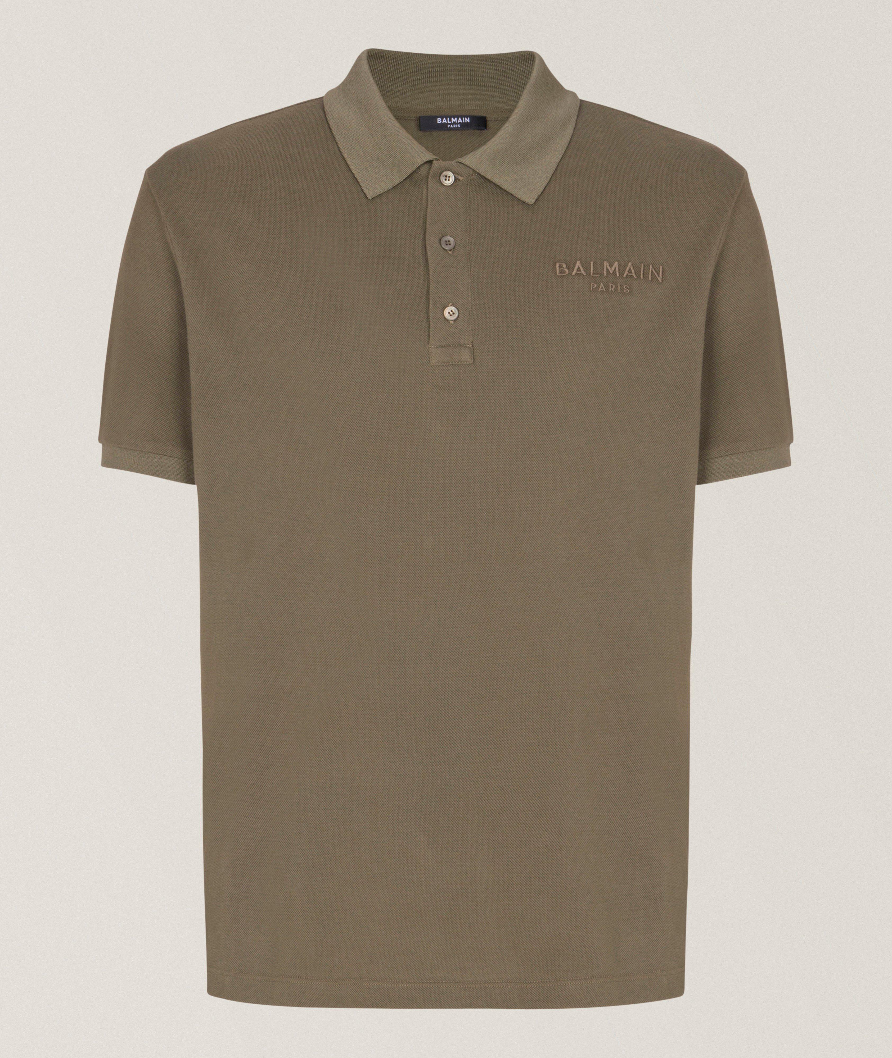 Embroidered Logo Cotton Polo image 0