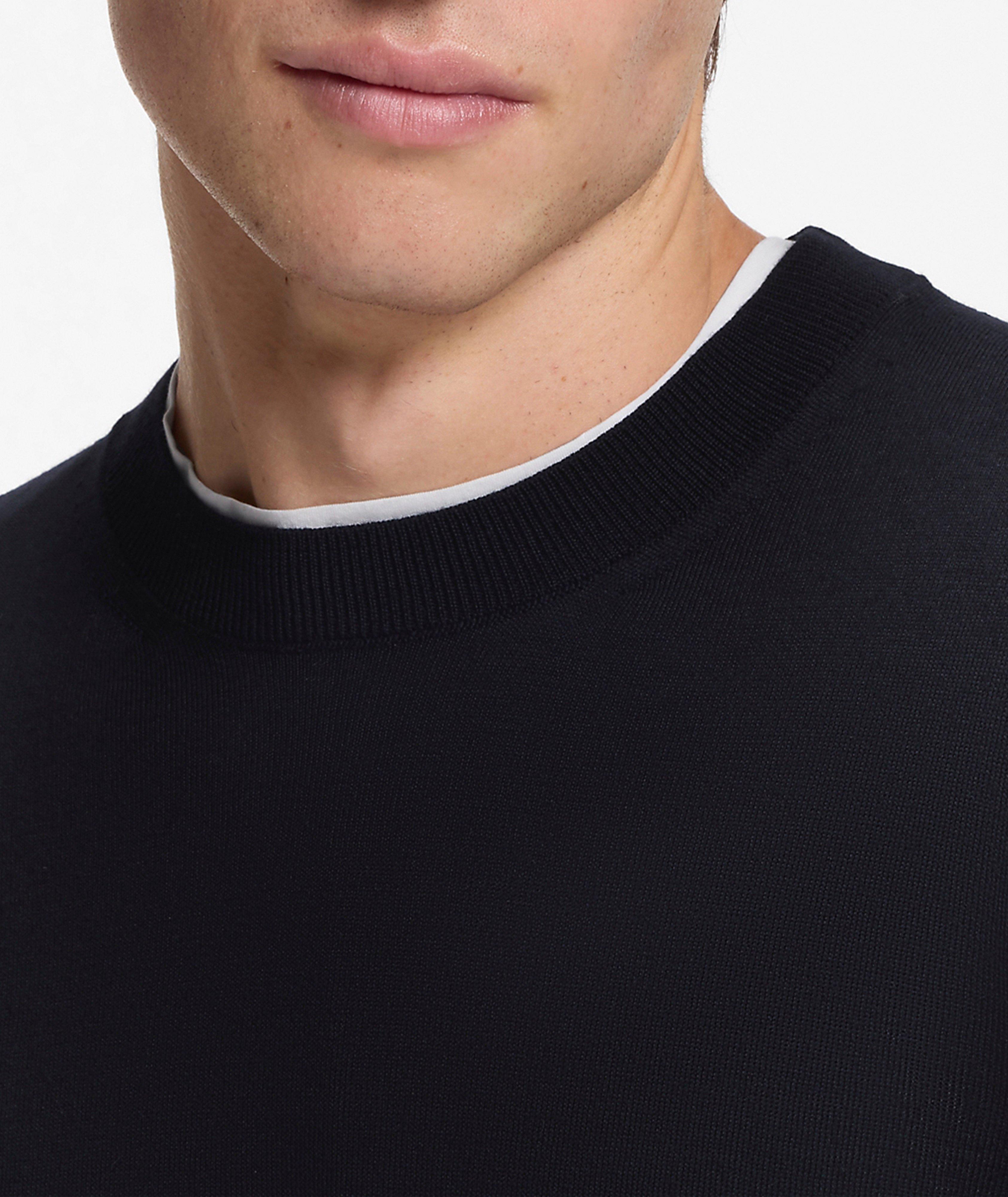 Pull encolure ronde laine vierge Leno image 3
