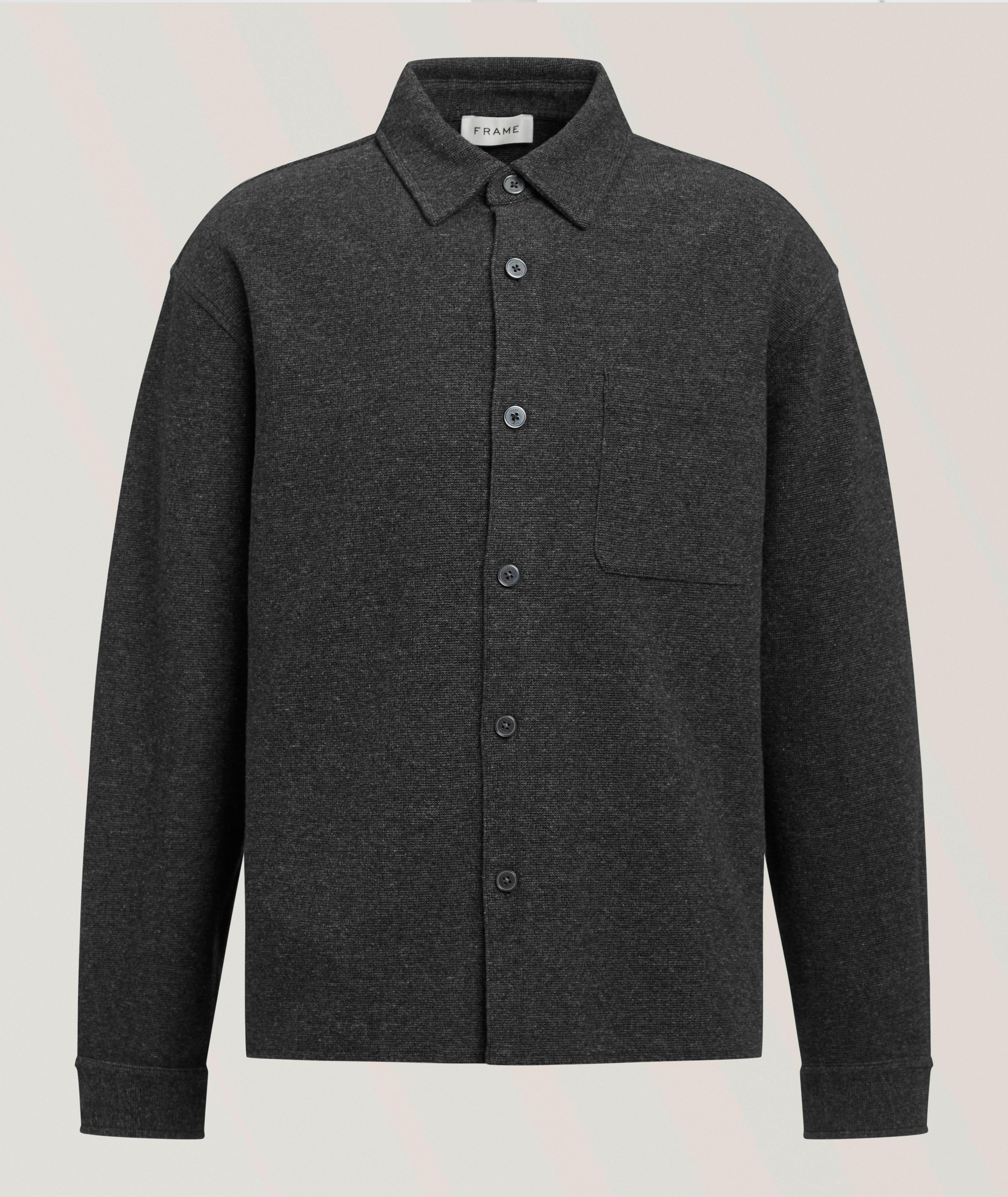 Waffle Knit Cotton-Blend Shirt  image 0